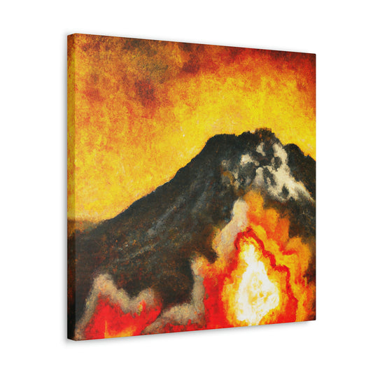 Volcanic Inferno Blaze - Canvas