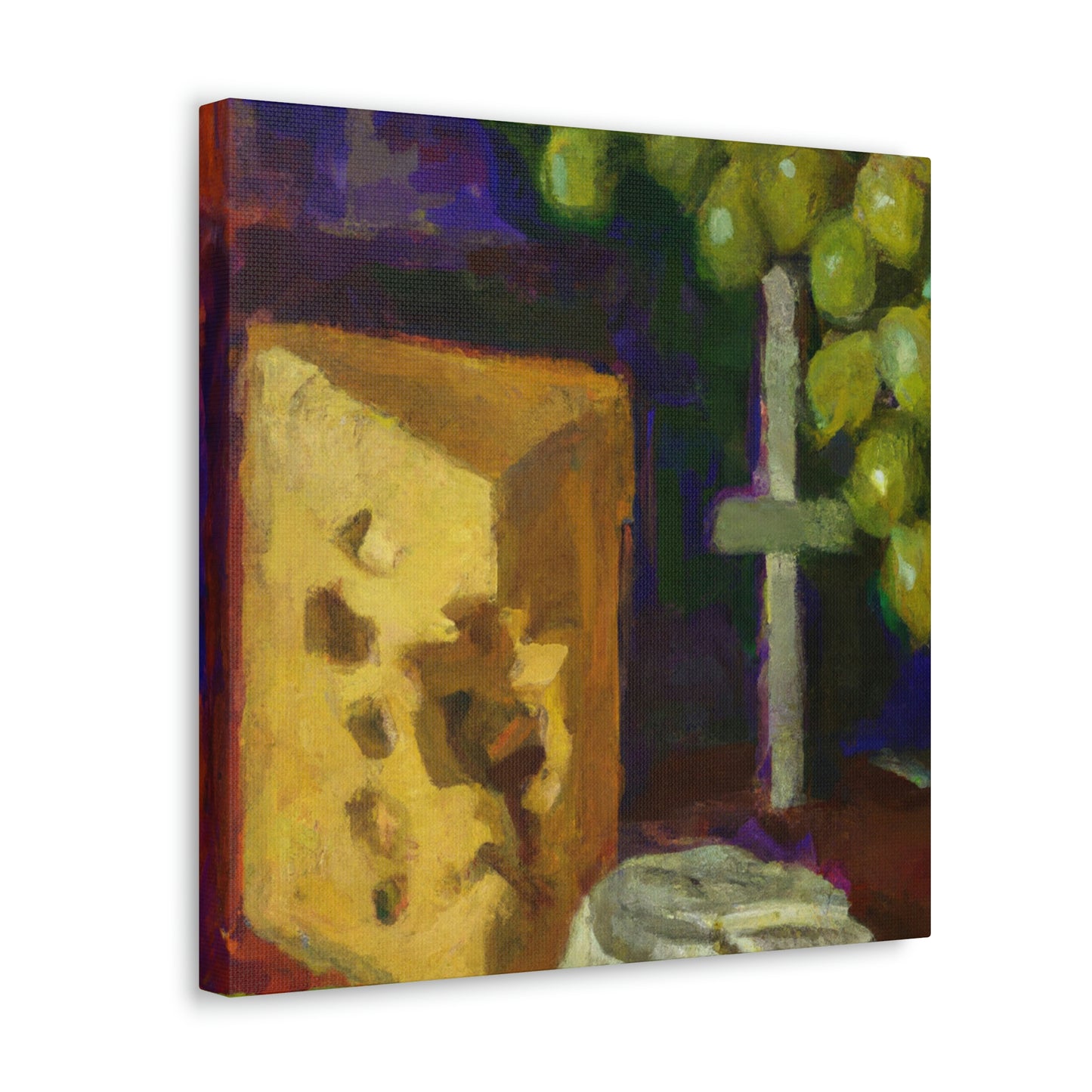 Cheese and Grapes Bliss - Canvas