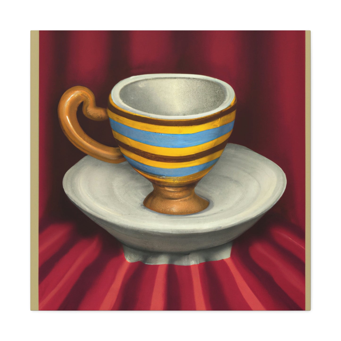 Coffee Cup Neoclassicism - Canvas