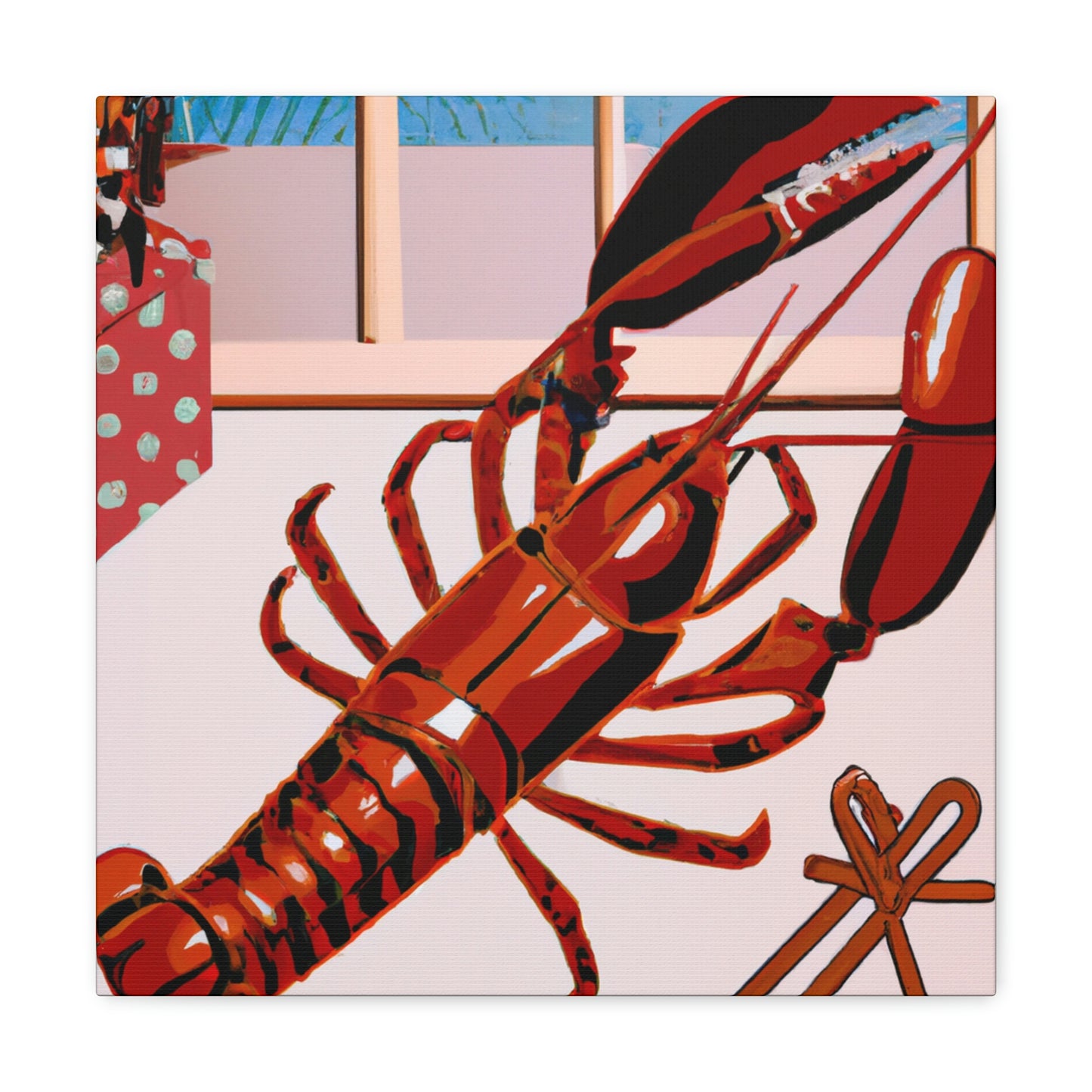 "Lobster's Glow Glamours" - Canvas