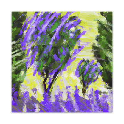 "Lavender's Abstractionist Hues" - Canvas