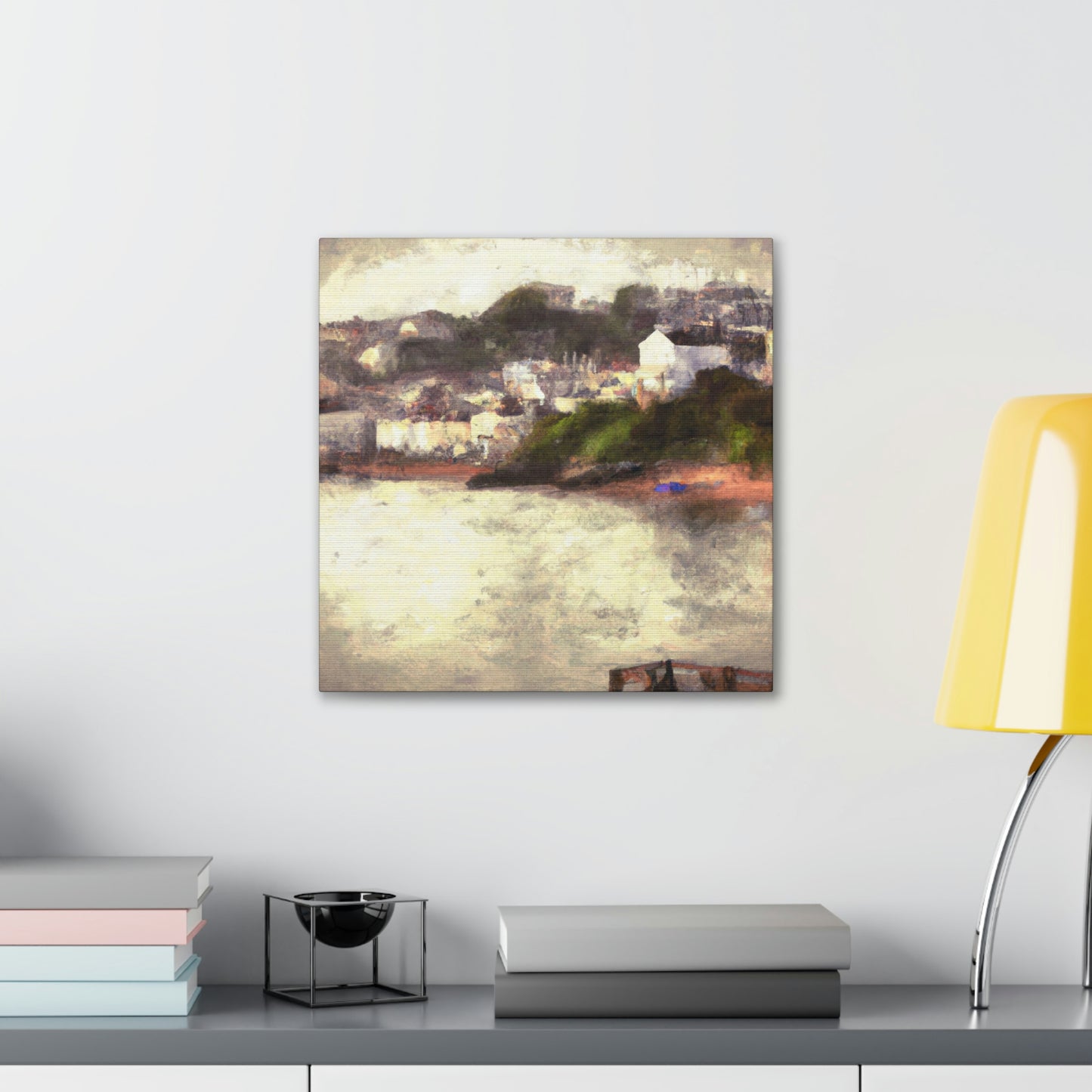 "Bay at Sunrise Hues" - Canvas