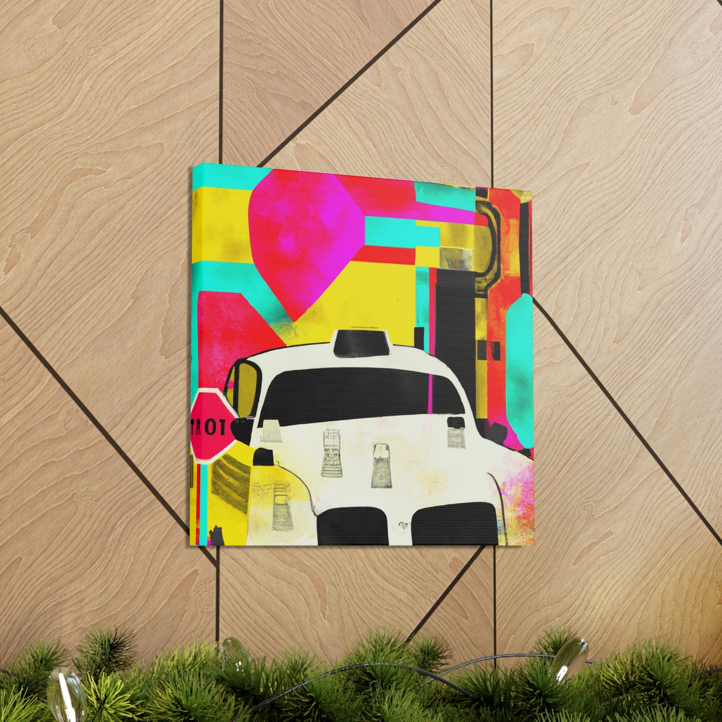 "Taxi Ride Illumination" - Canvas