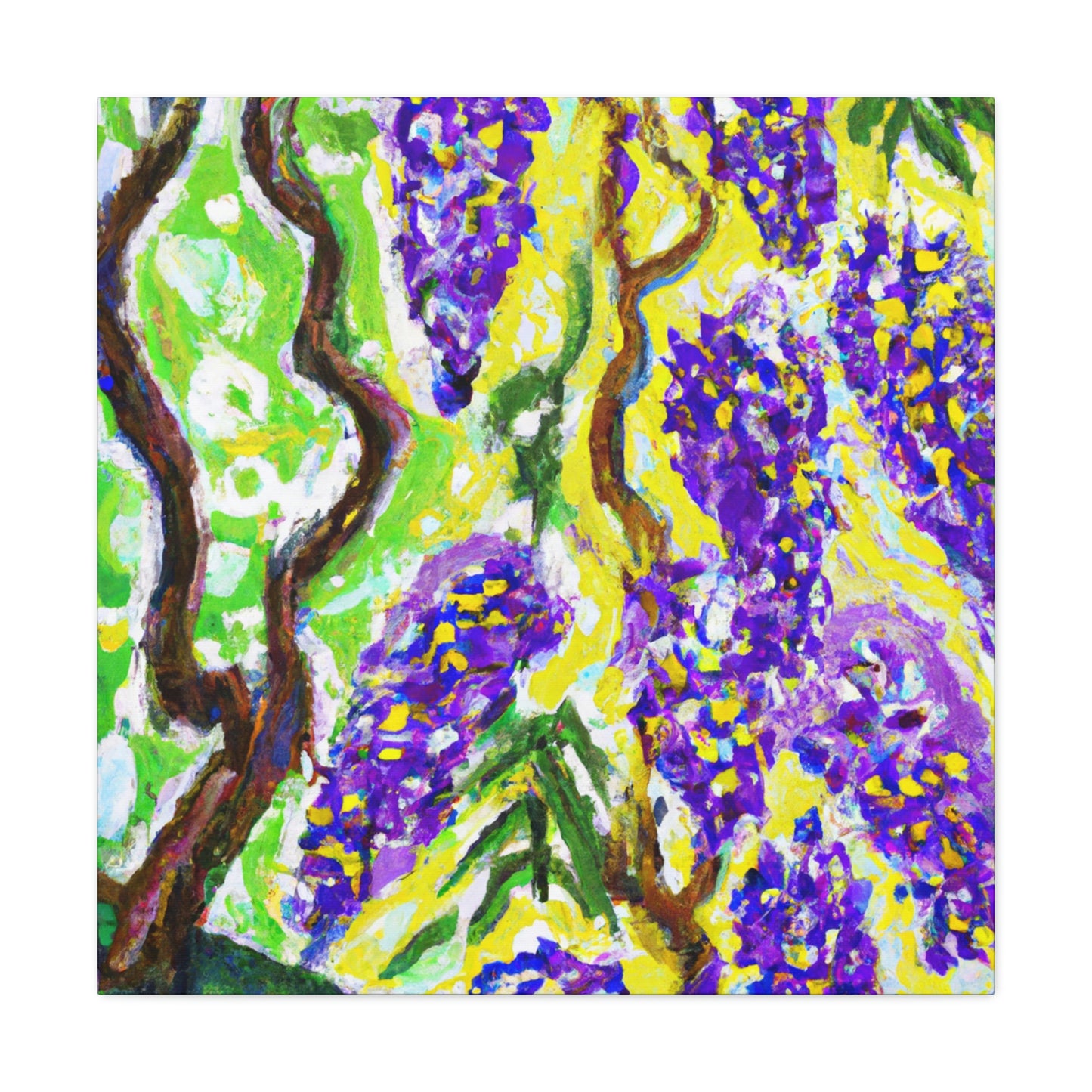 "Wisteria Eden Bloomed" - Canvas