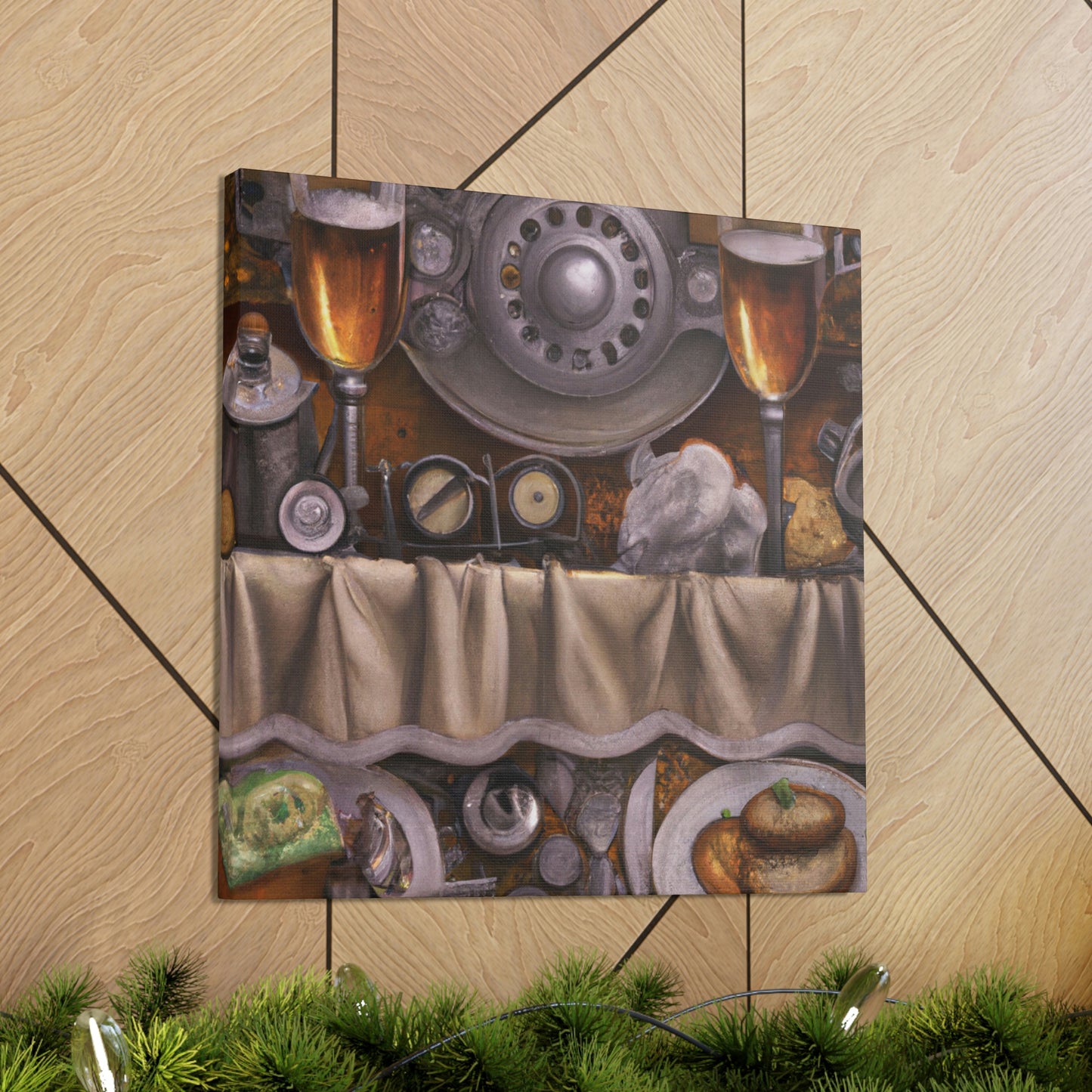 Steampunk Dinner Setting - Canvas