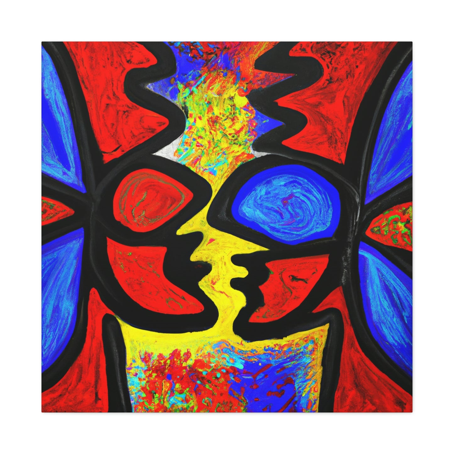 Love Winged Embraces - Canvas