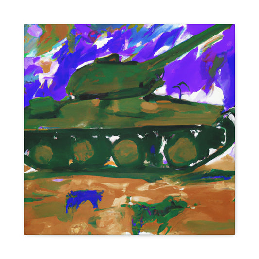 "Tank in Expressionism" - Canvas