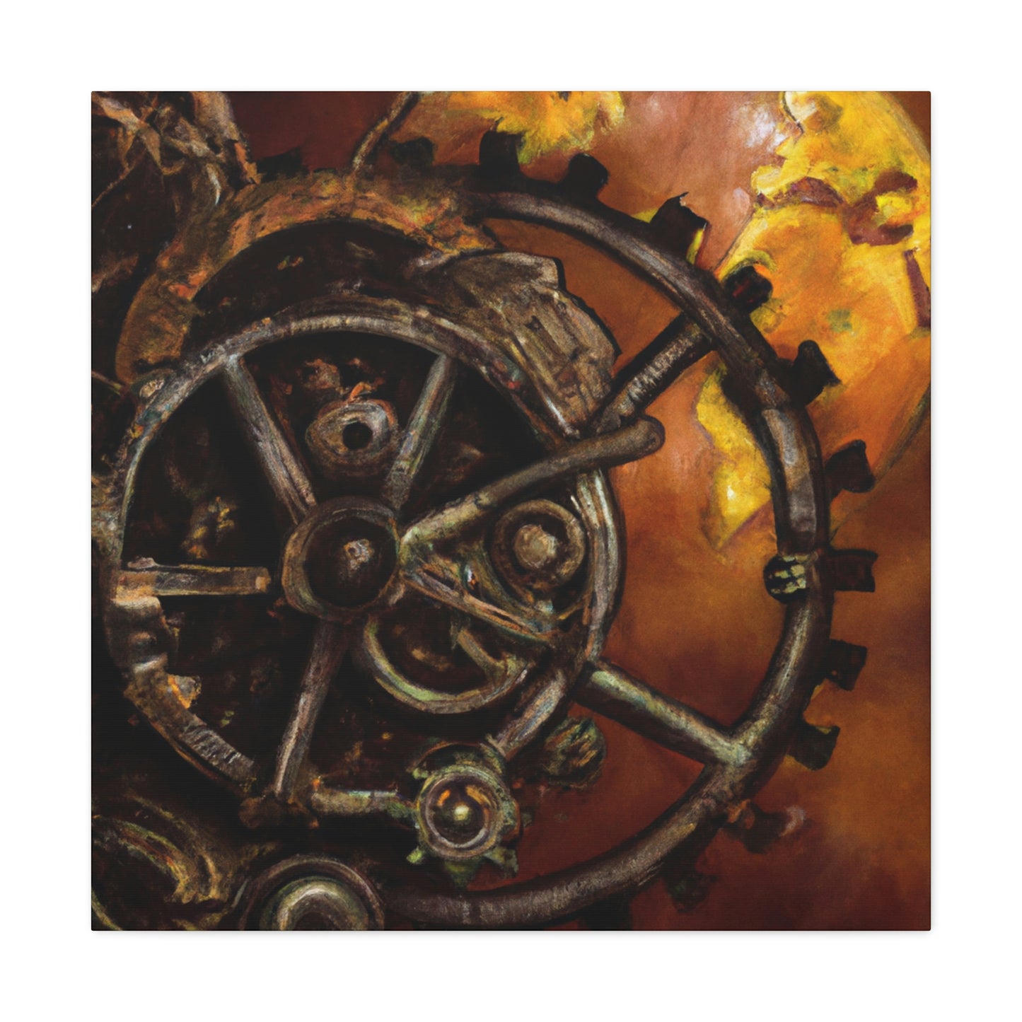 "Earth's Steampunk Legacy" - Canvas