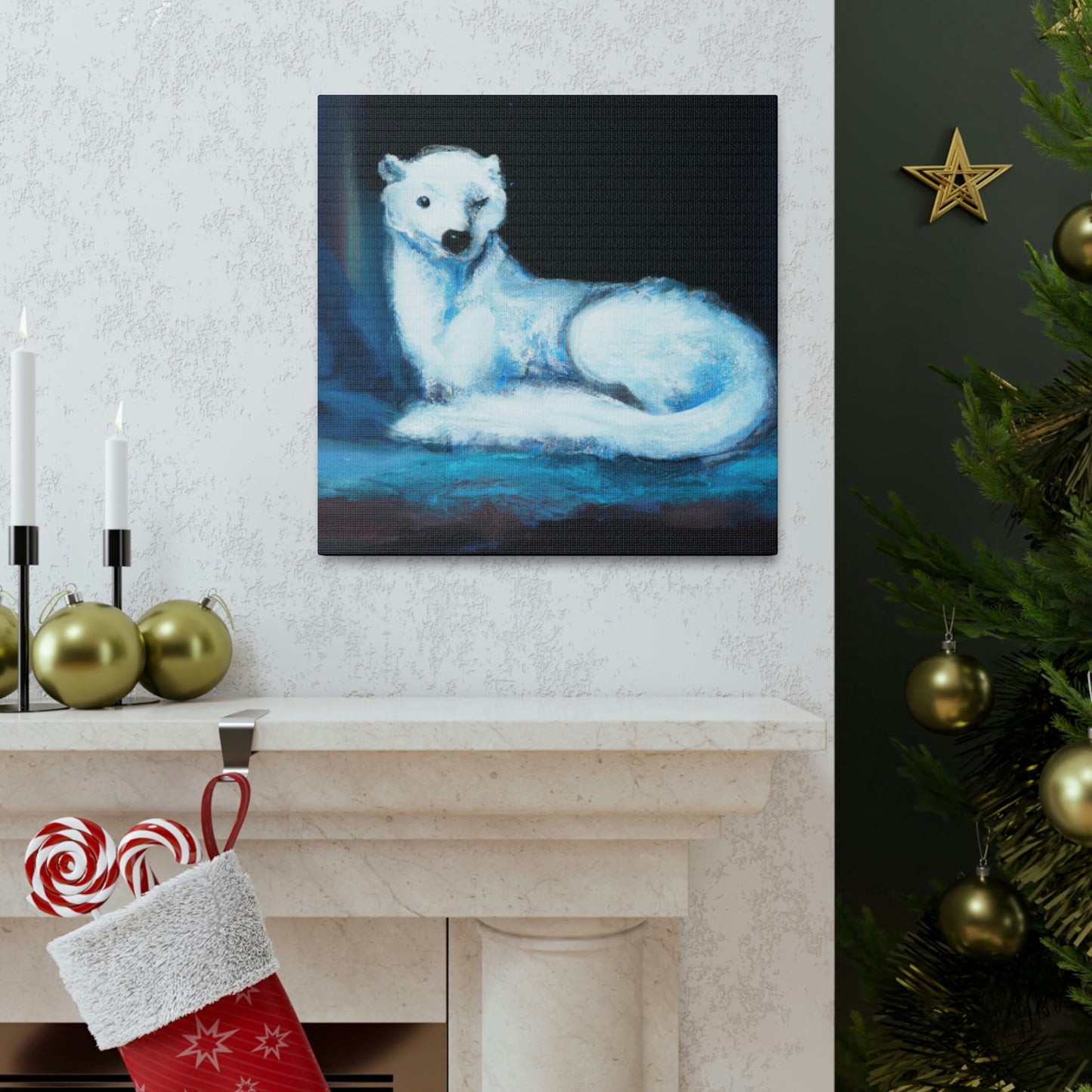 Ermine Regal Splendor - Canvas