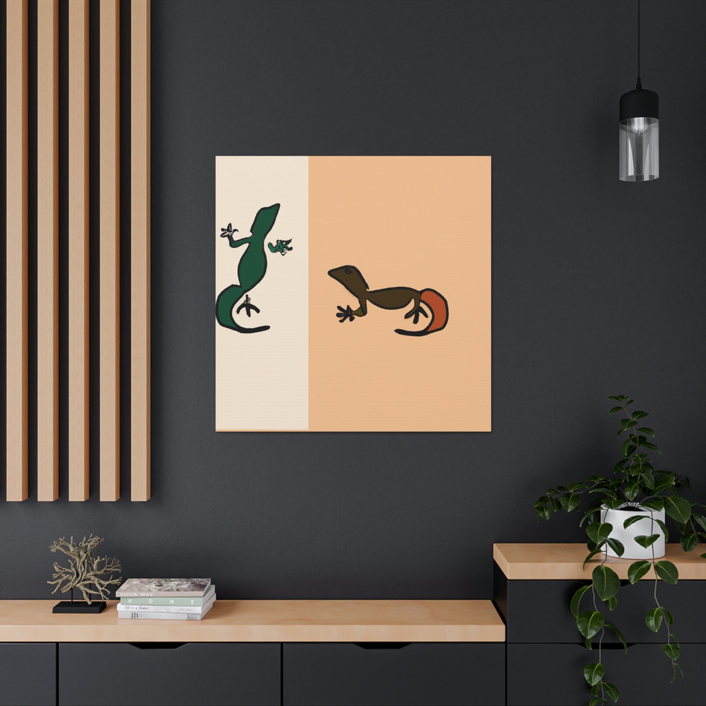 "Reptiles in Simplicity" - Canvas