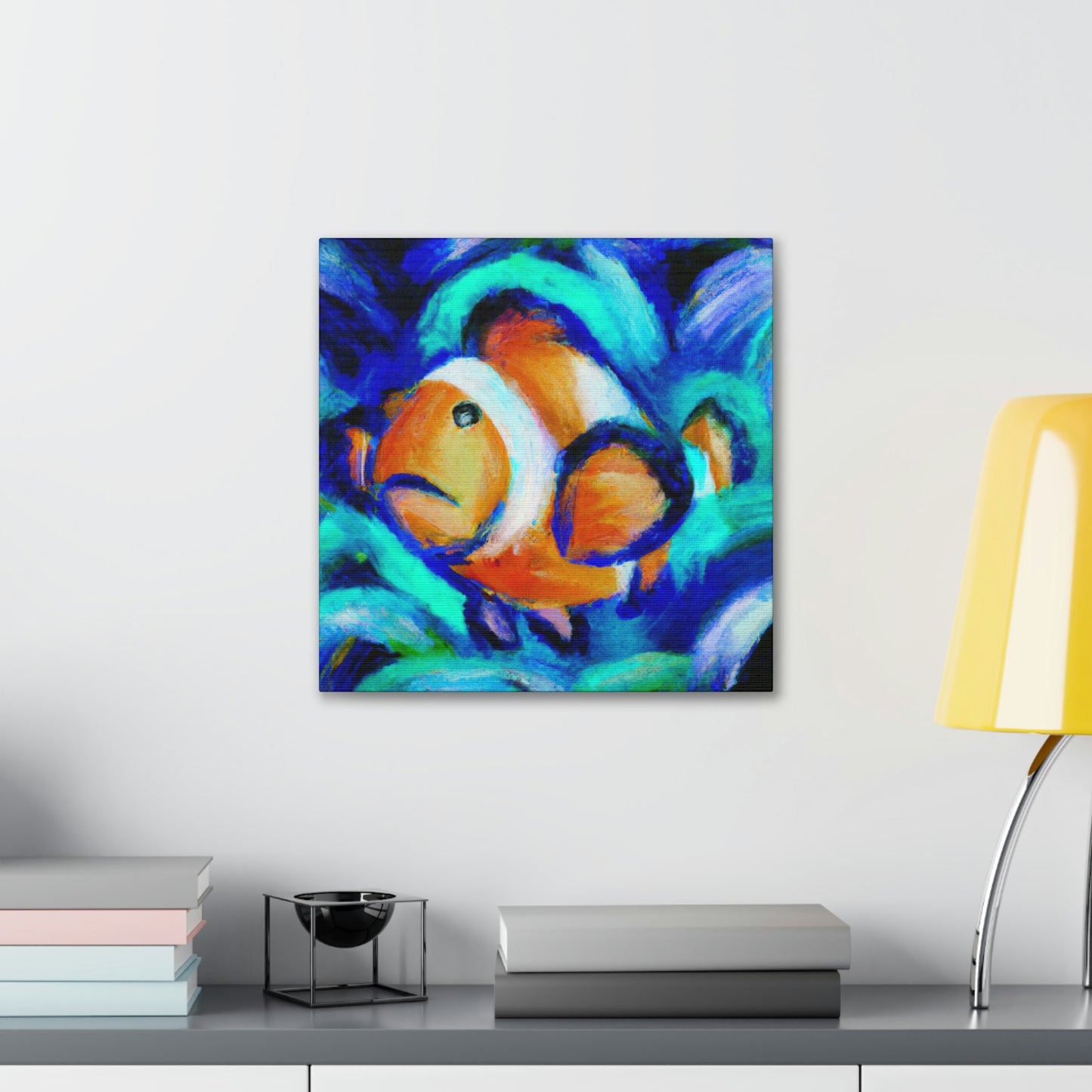 Clownfish in Expressionism - Canvas