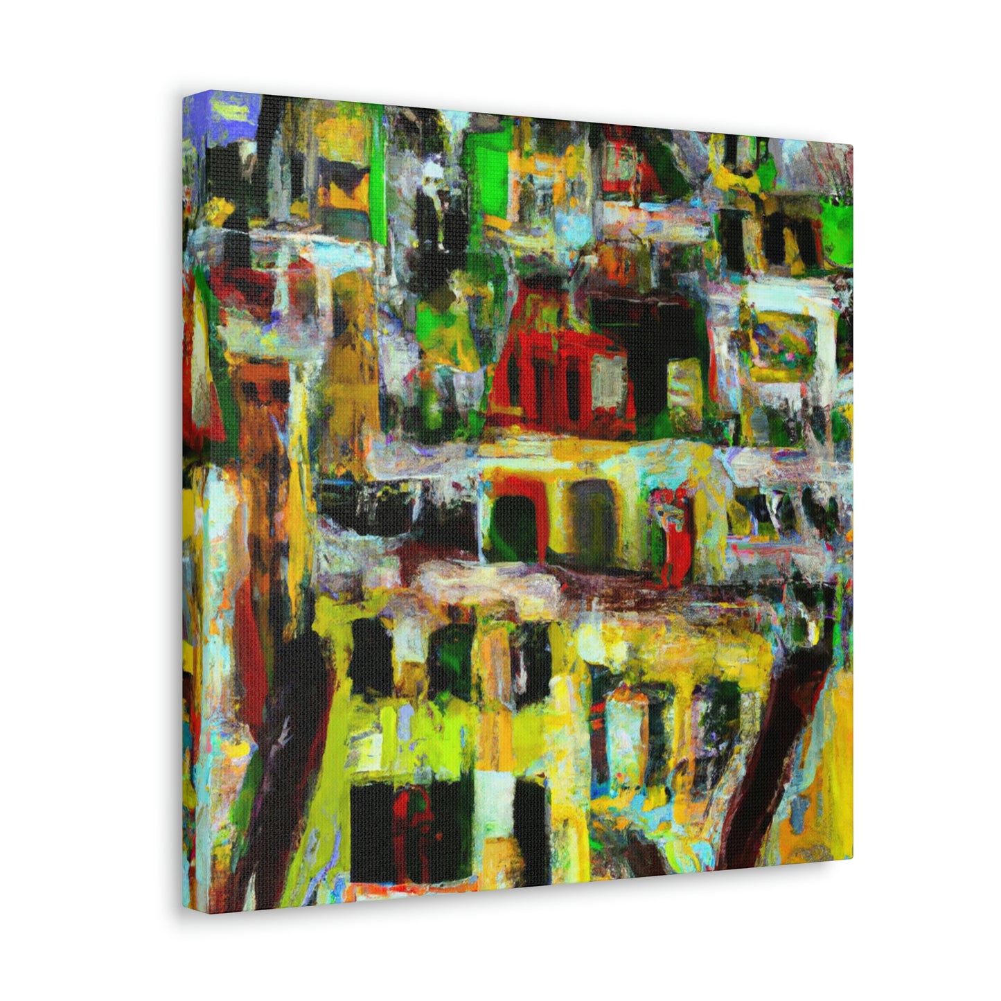 "Tudor Abstract Expressionism" - Canvas