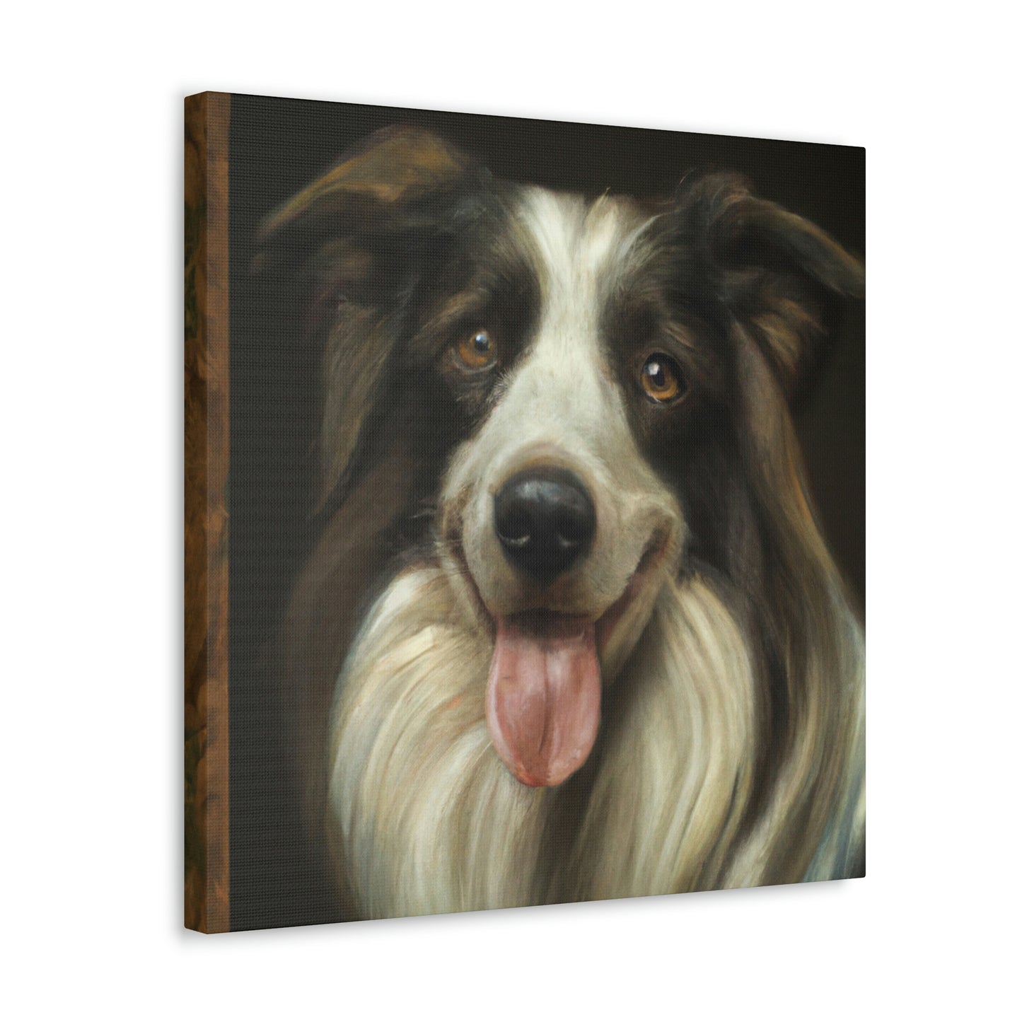 "Collie at Dusk Grandeur" - Canvas