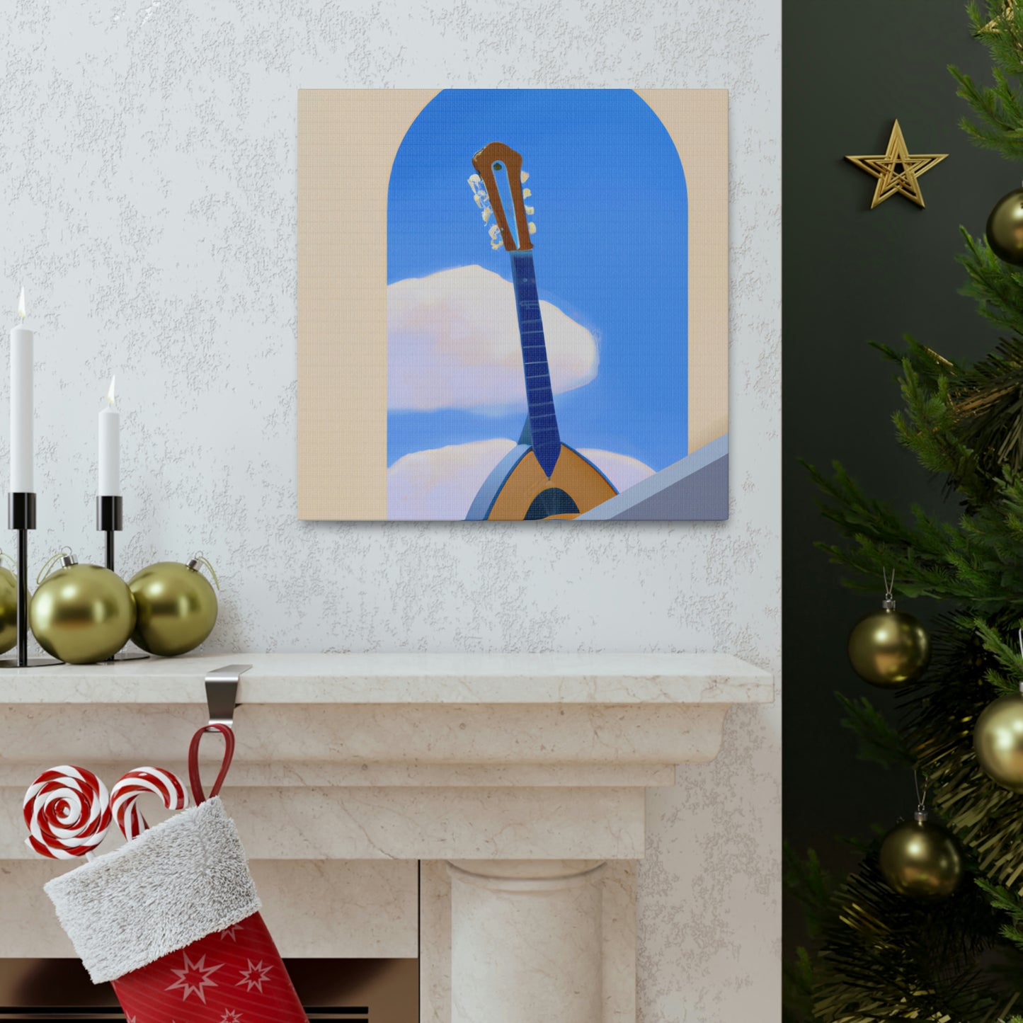 Mandolin of Minimalism - Canvas