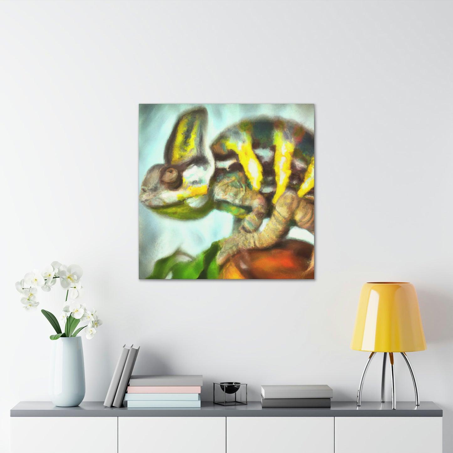 Veiled Chameleon Vision - Canvas