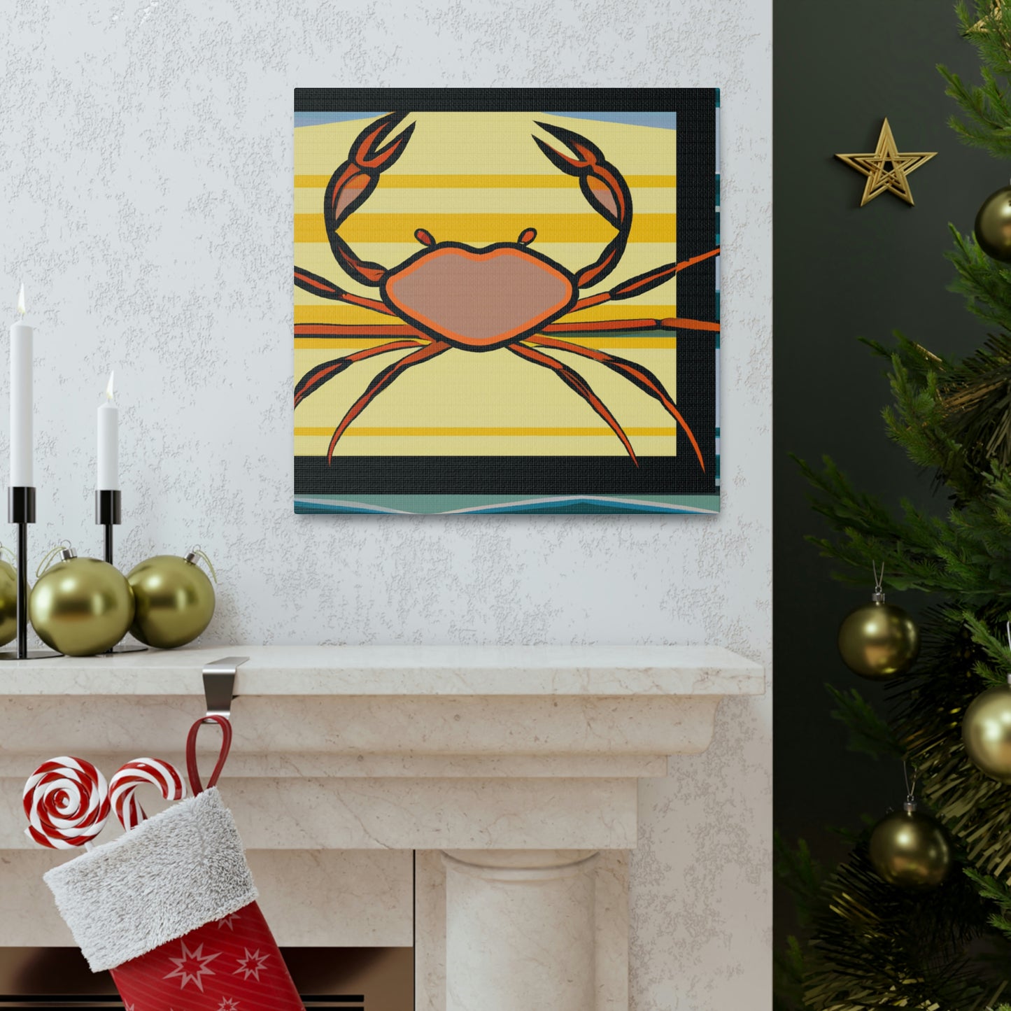 Crab in DecoGlamour - Canvas