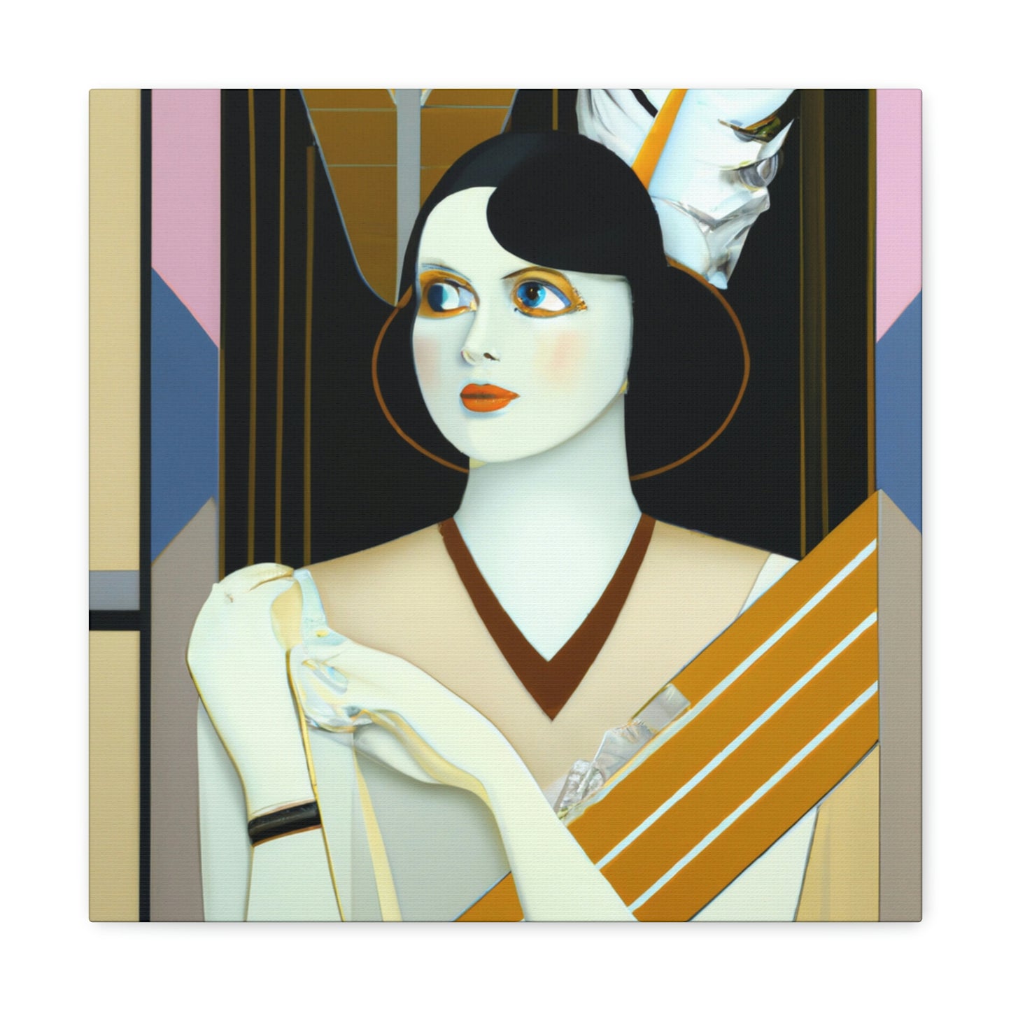 "Colonial Art Deco Dream" - Canvas