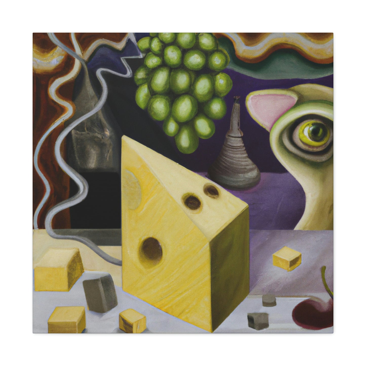 Cheese and Grapes Dance - Canvas