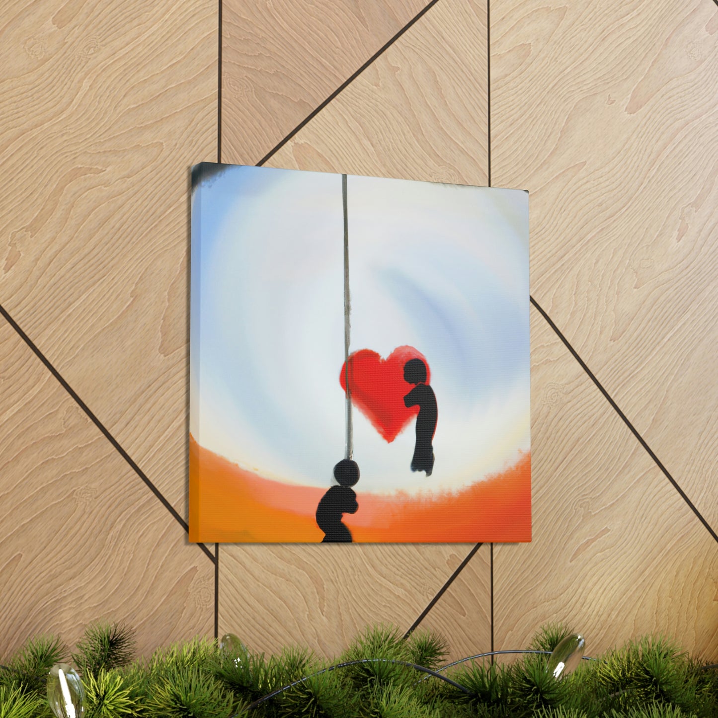 "Love Swings Serenely" - Canvas