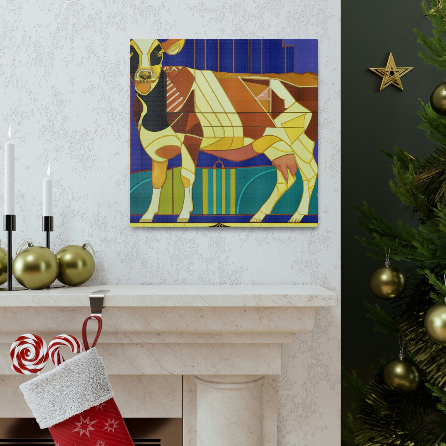 Jersey Cow Pegasus Float - Canvas