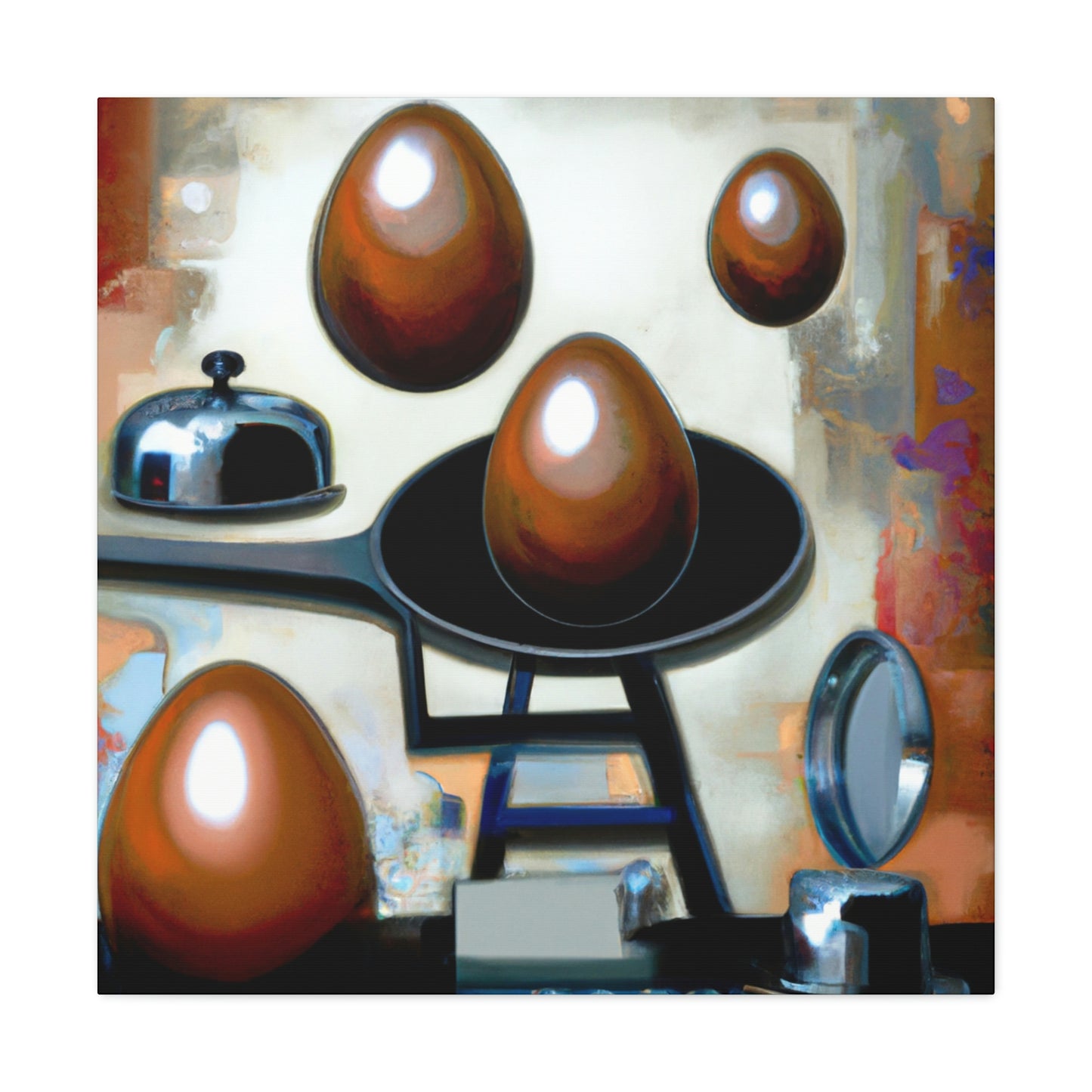 Eggs in Abstraction - Canvas