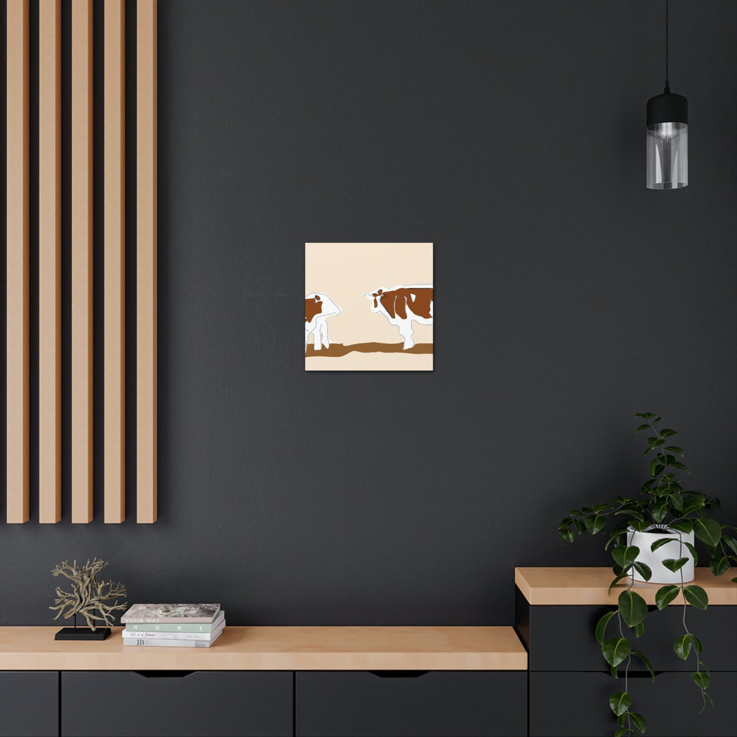 Cows in Simplicity - Canvas