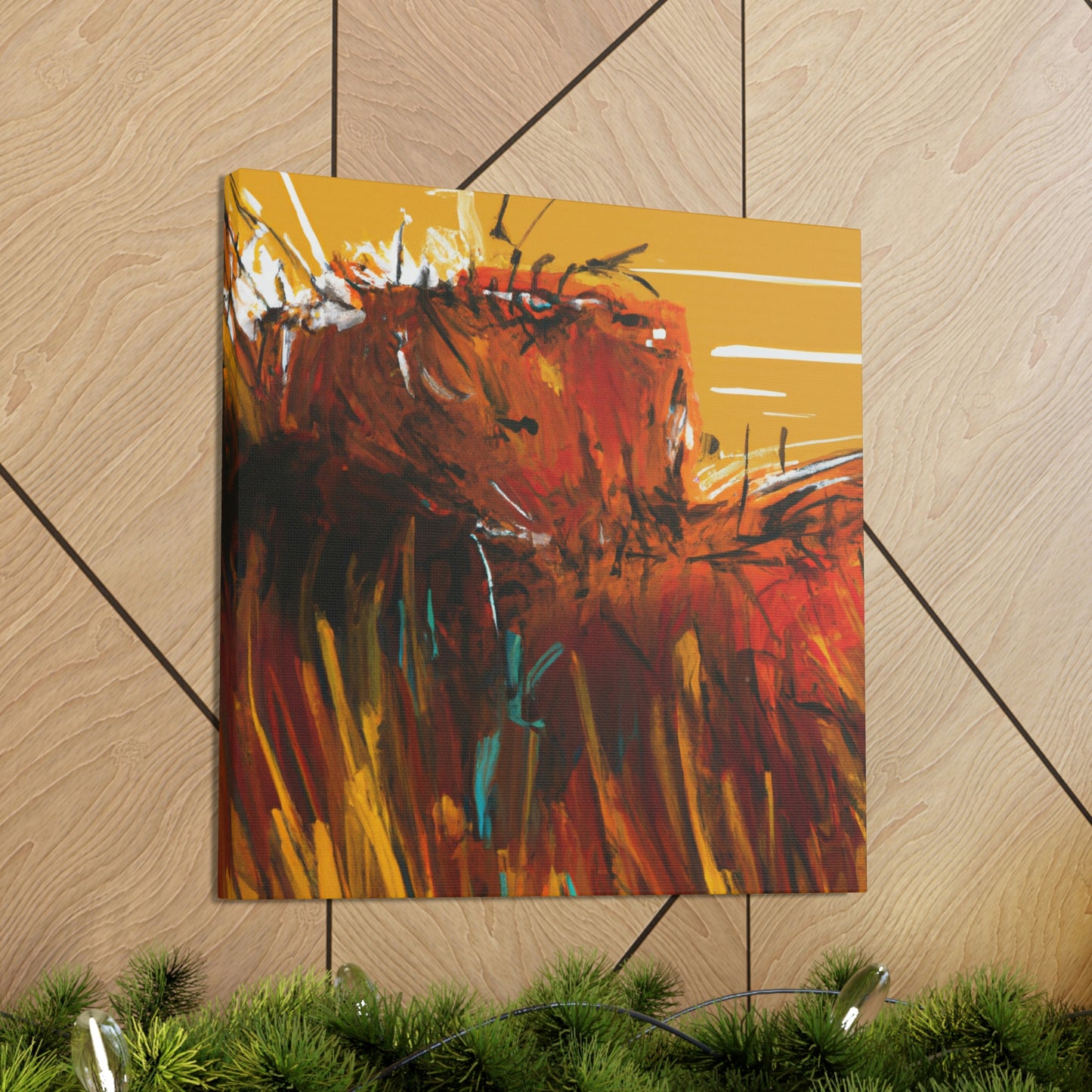 "Hay Magnificent Sunrise" - Canvas