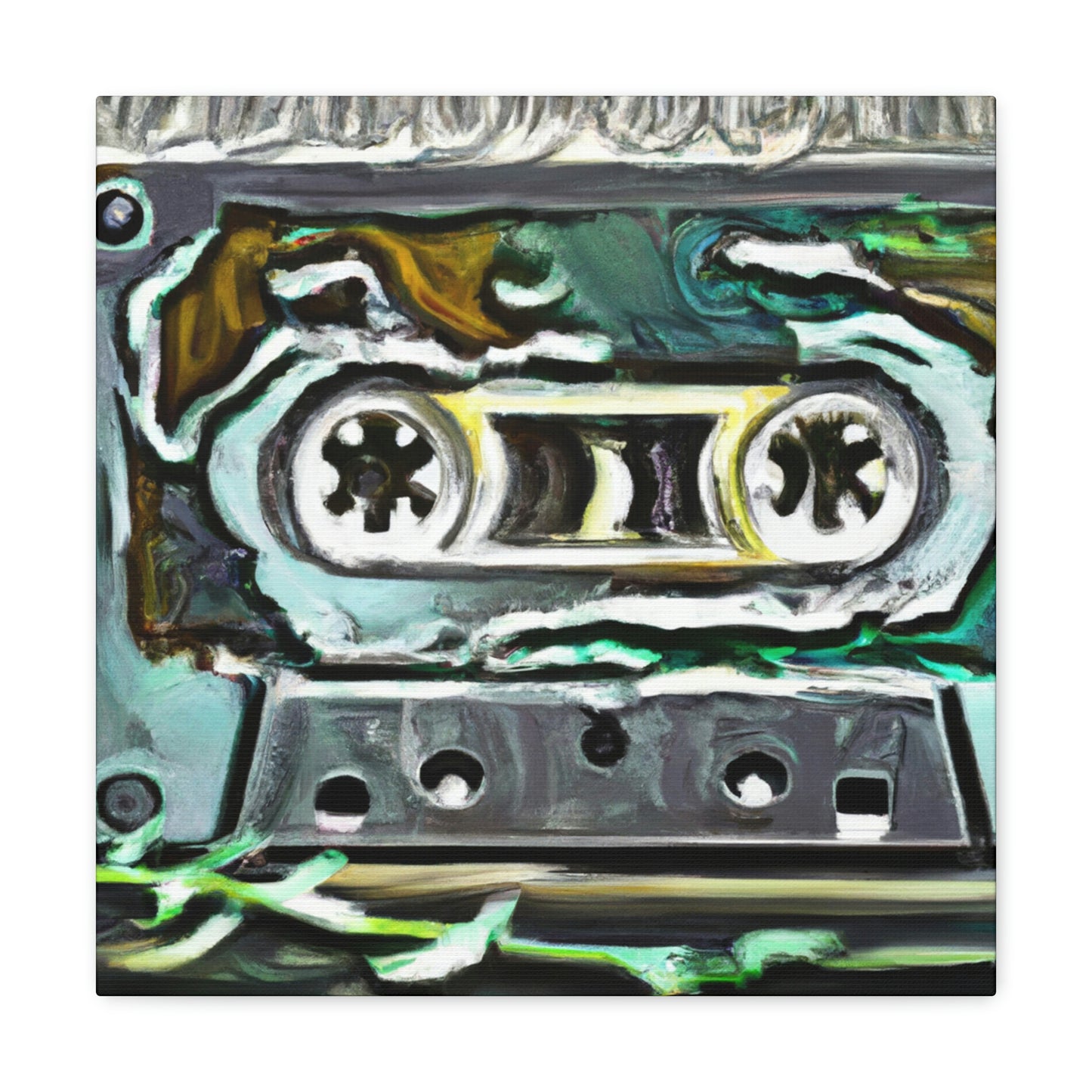 "Tape Memory Revival" - Canvas