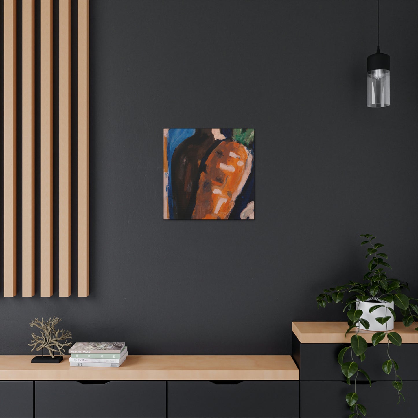 "Carrot in Fauve Hues" - Canvas