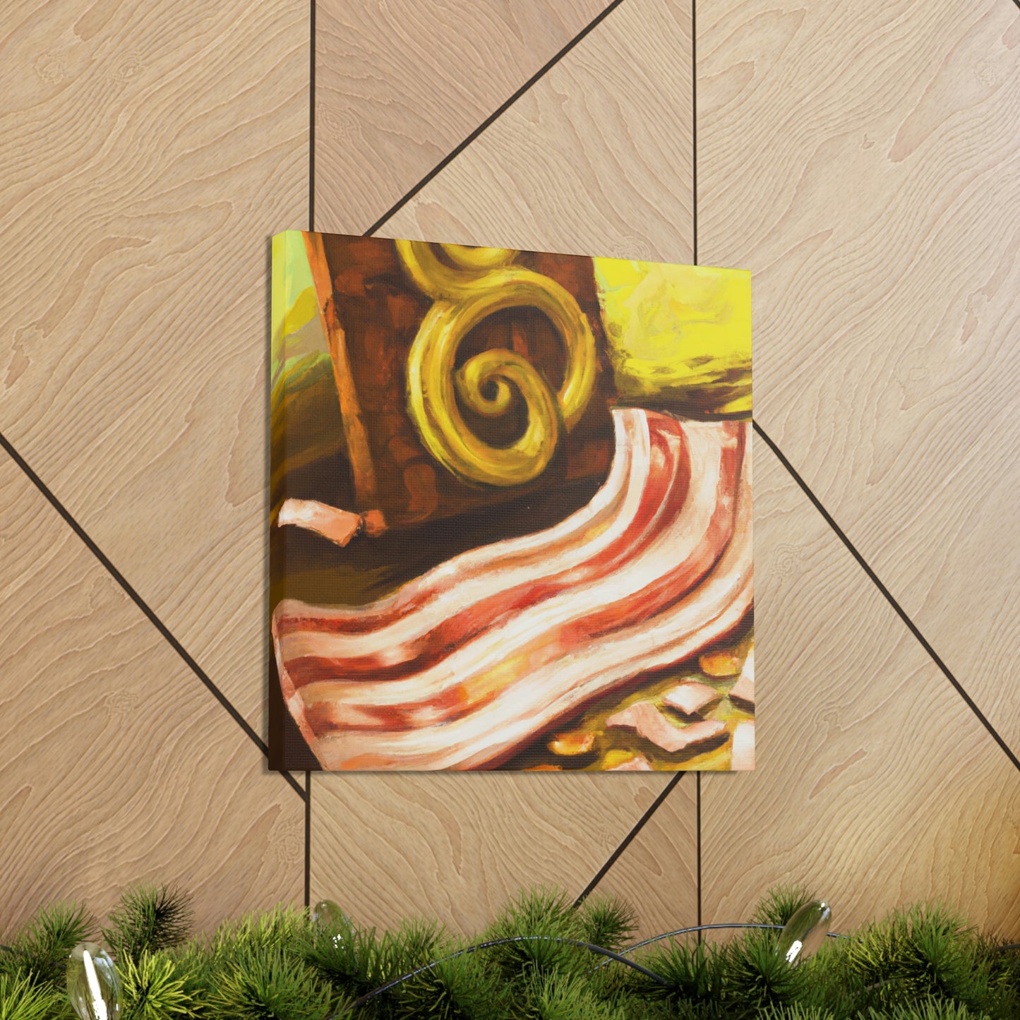 "Bacon In Steampunk Times" - Canvas