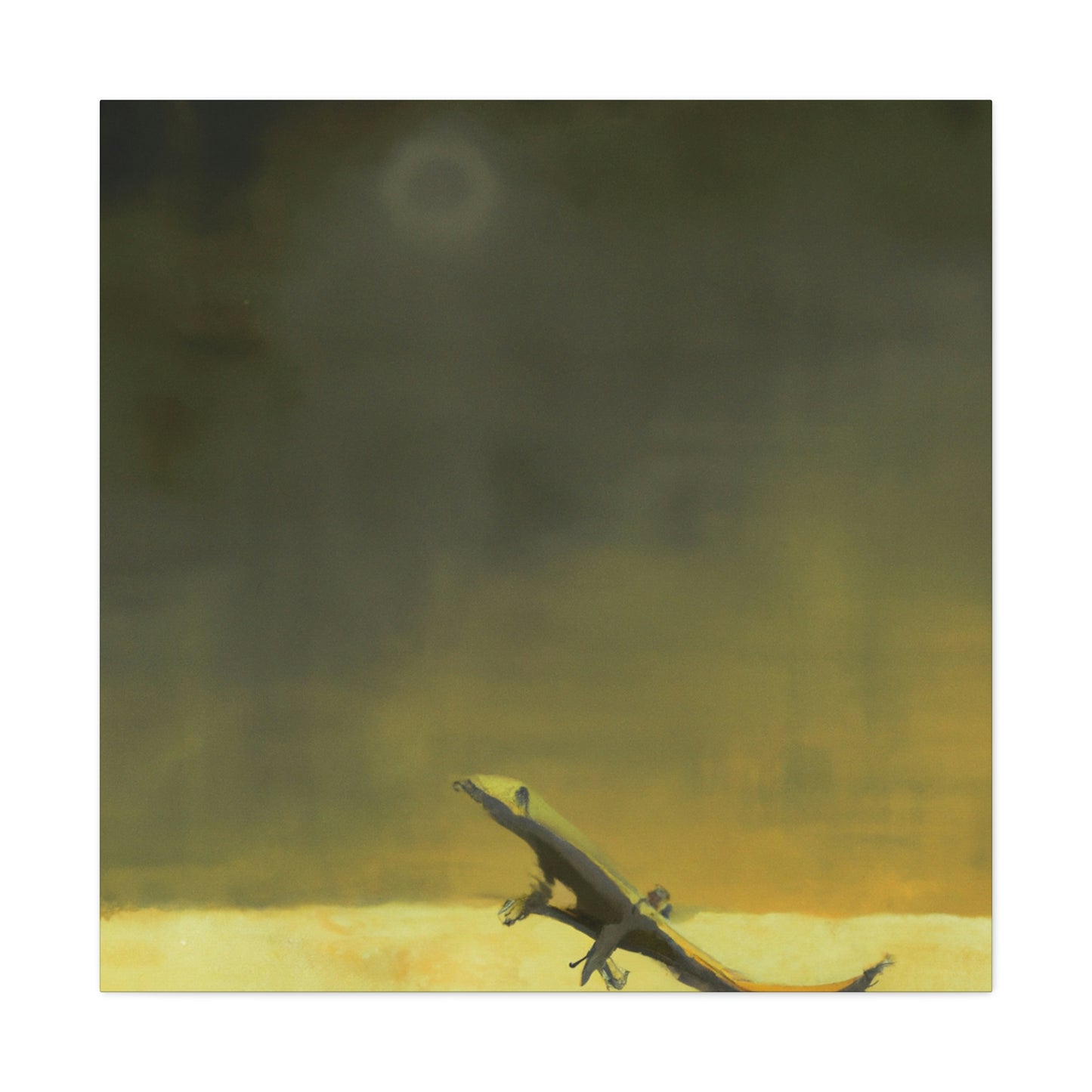 "Lizards in Simplicity". - Canvas