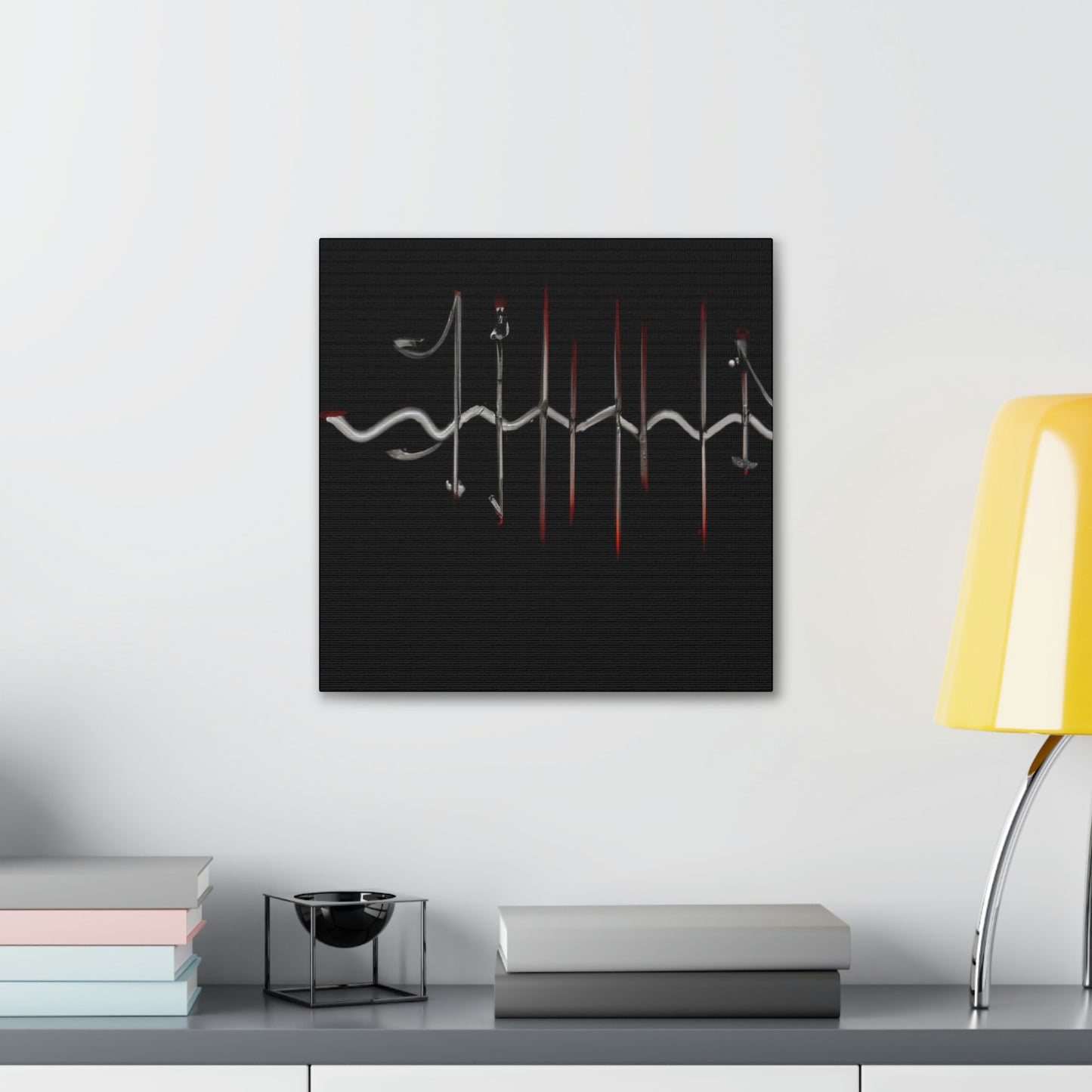 "Sound Wave Symphony" - Canvas