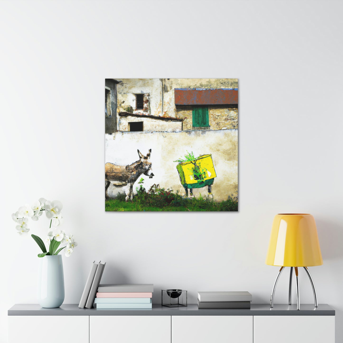 "Donkey Street Mural" - Canvas