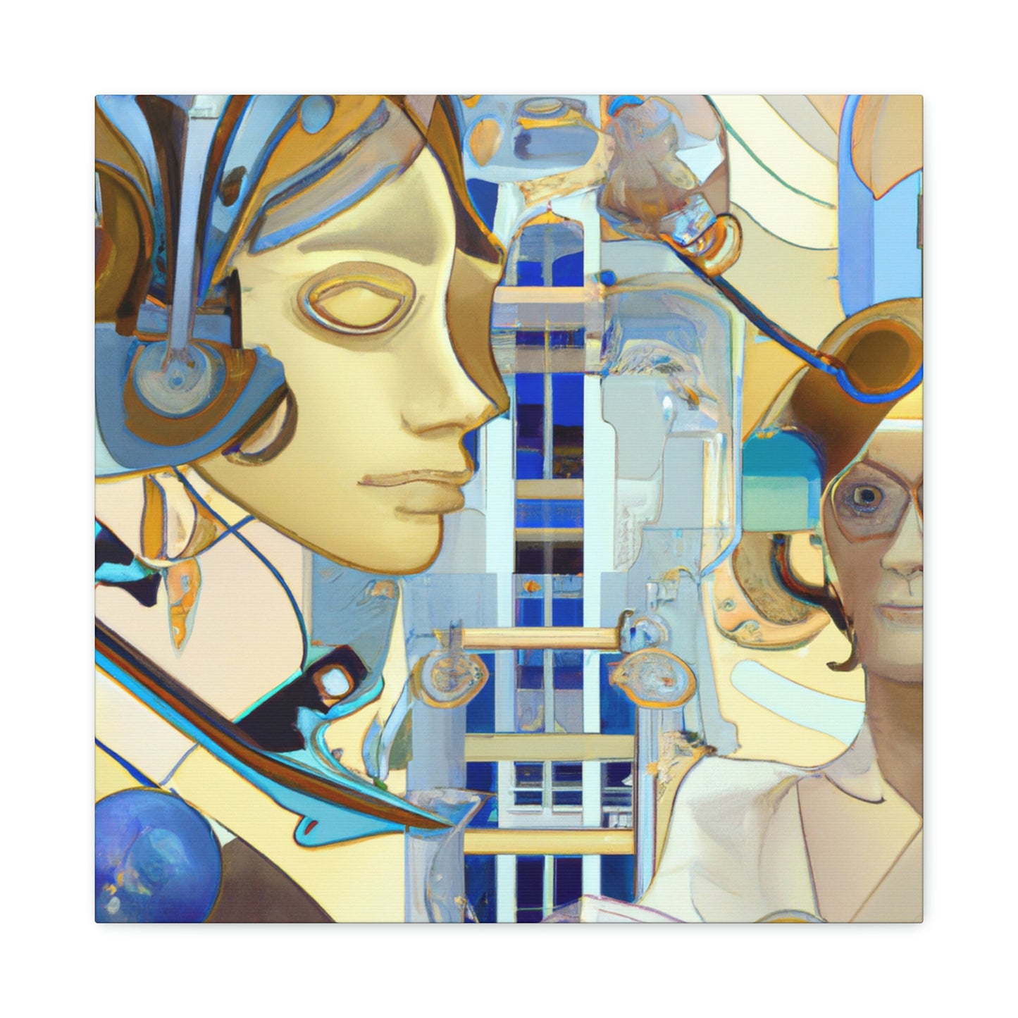 A.I. in Art Nouveau - Canvas