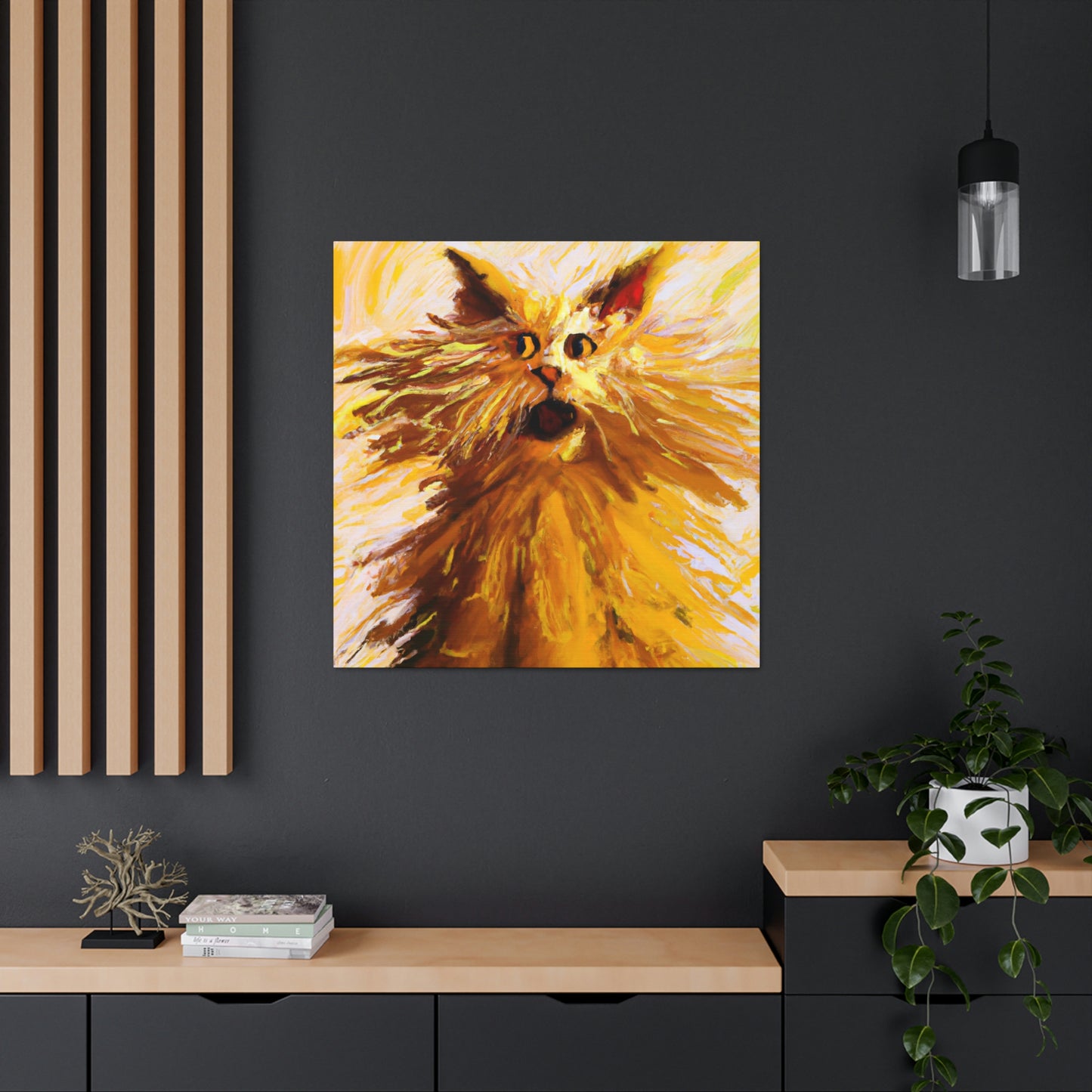 Maine Coon Awe. - Canvas