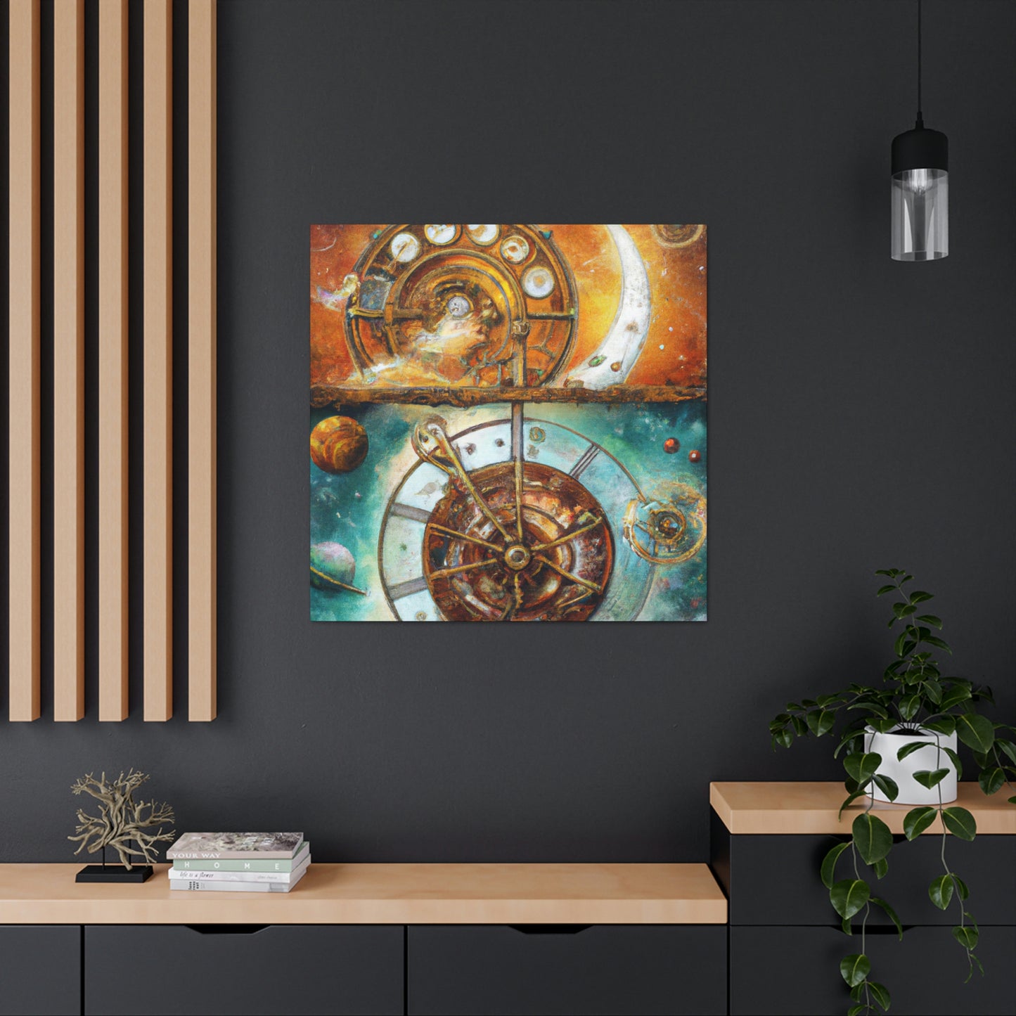 Galaxy Steampunk Dreaming - Canvas