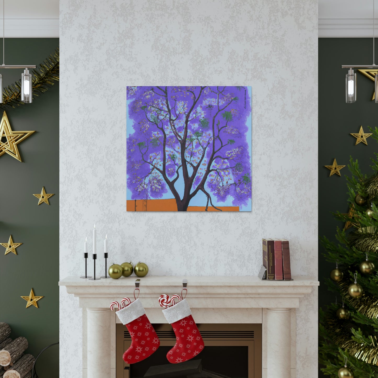 Cascading Jacaranda Joy - Canvas