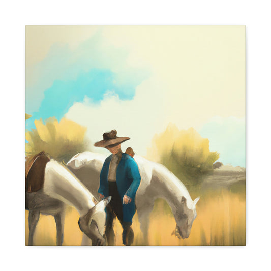 "Horses in Serenity" - Canvas