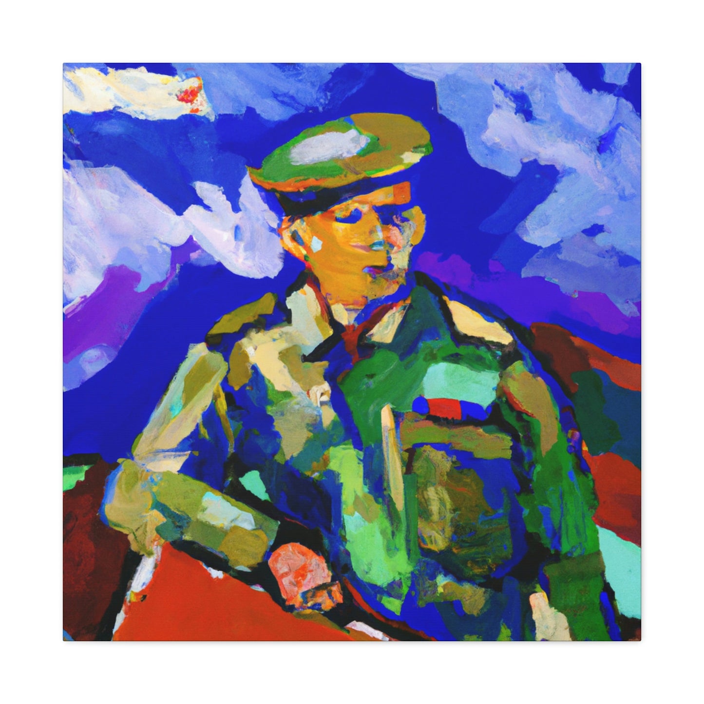 "Forward Observer Fauvism" - Canvas