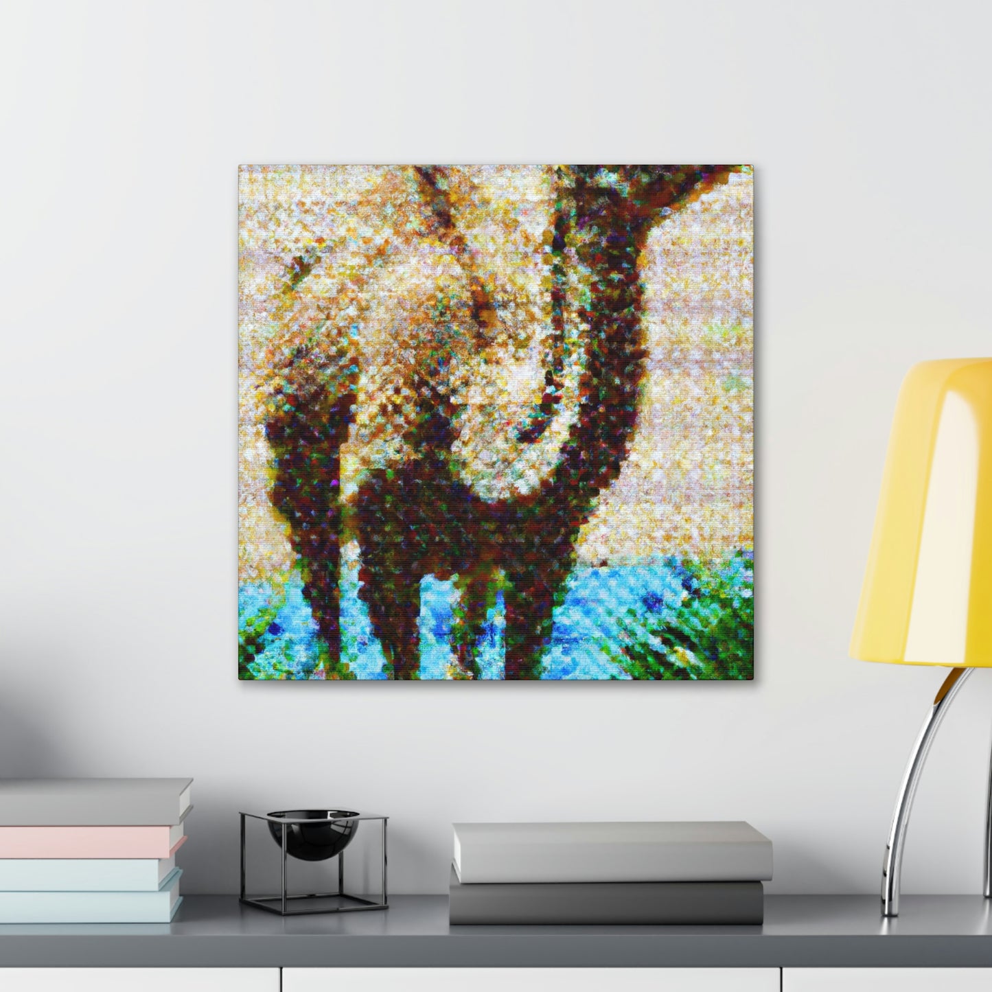 "Digital Pixel Mosaic" - Canvas