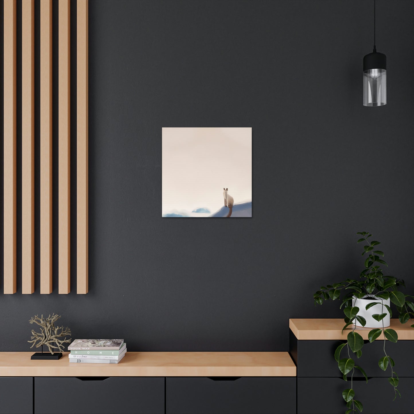 Siamese Simplicity Scene - Canvas