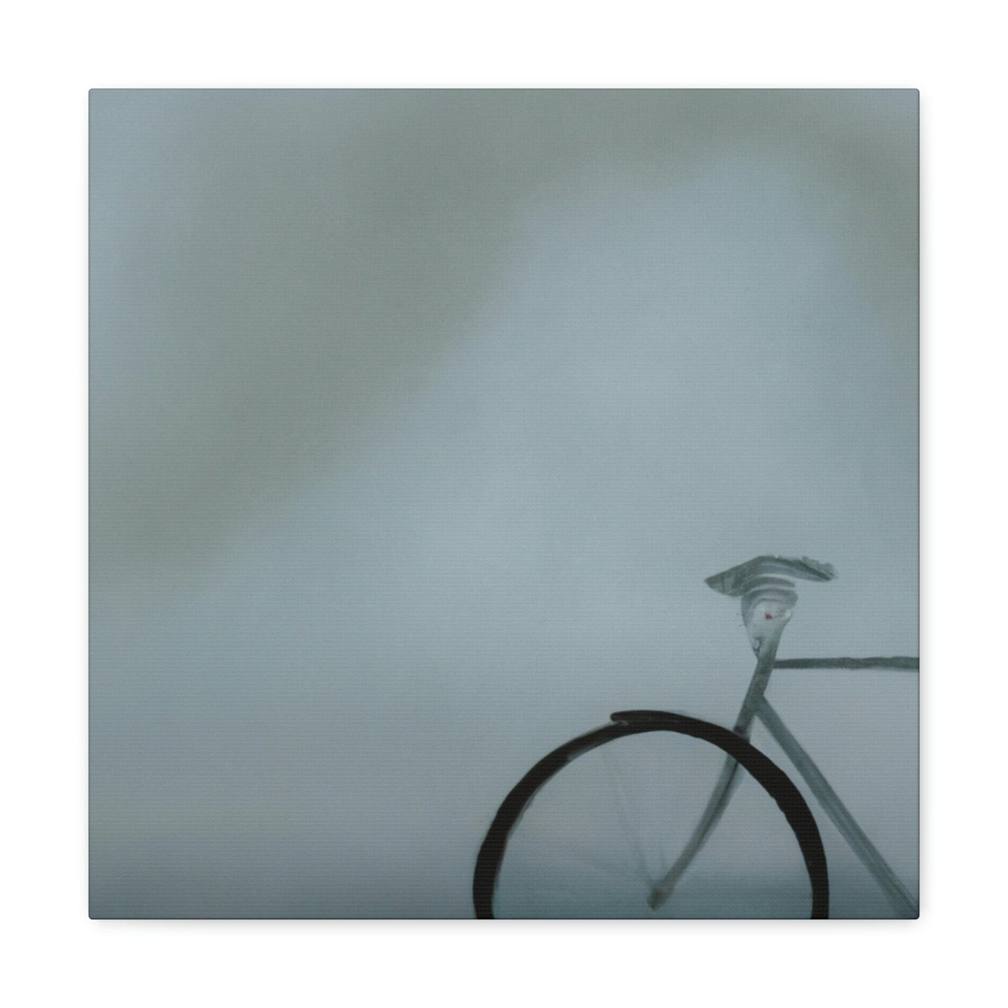 "Bicycle in Minimalism" - Canvas