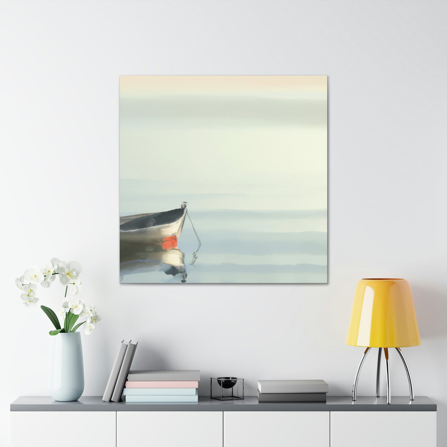 "Sailing the Blue Dinghy" - Canvas