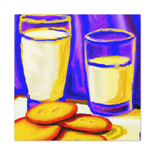 "Milk and Cookie Fauvism" - Canvas