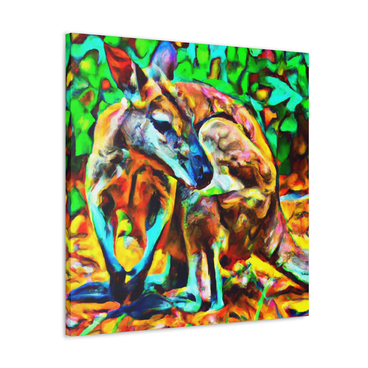 Wallaby in the Wild - Canvas