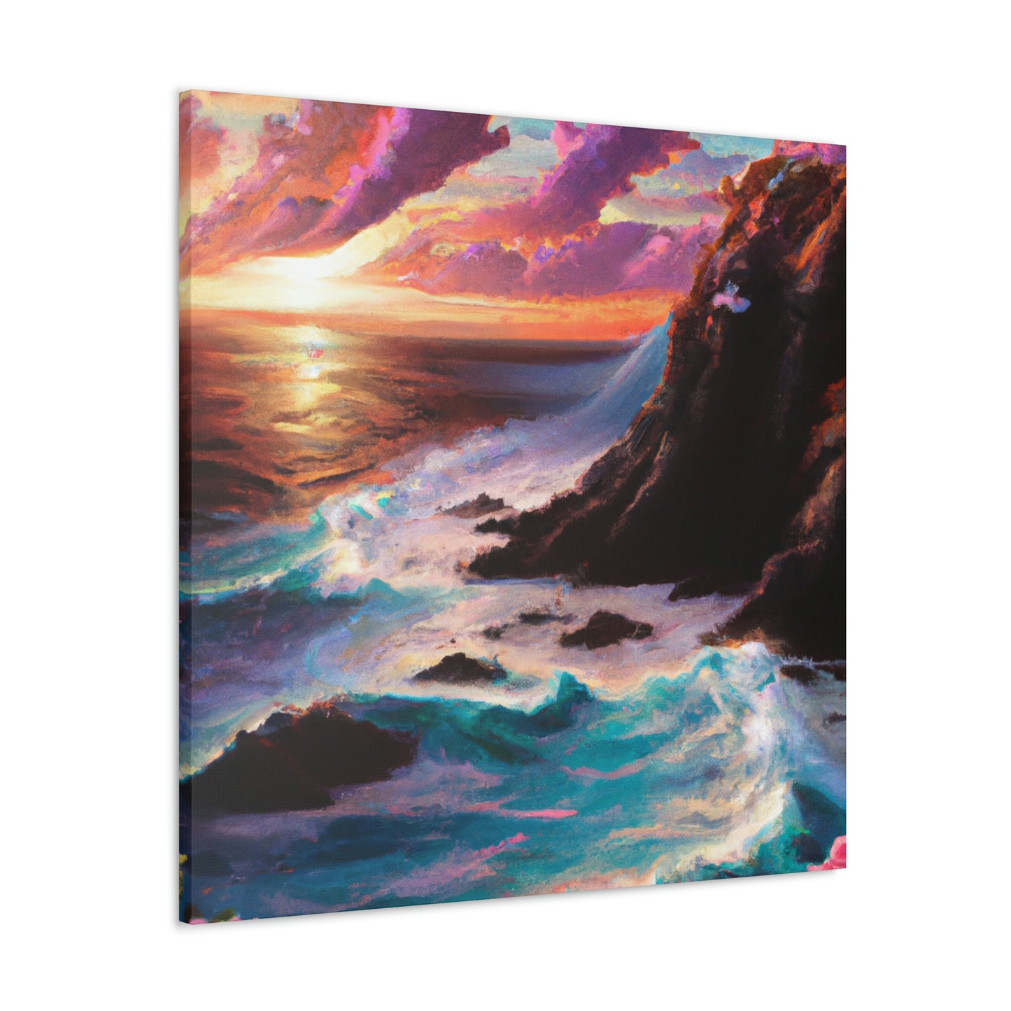 Sculpted Sublime Sunrise - Canvas