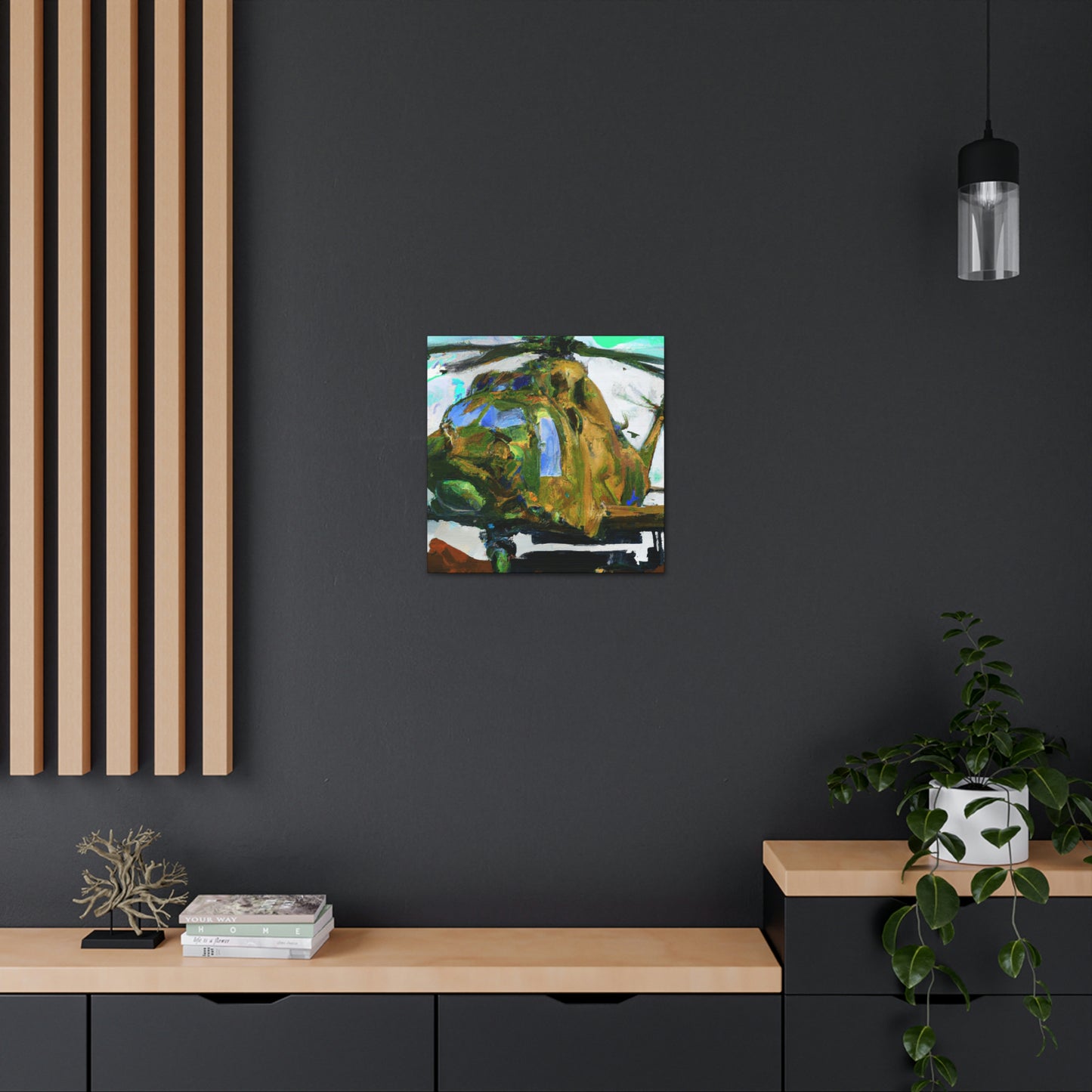 Helicopter Overhead Dreaming - Canvas