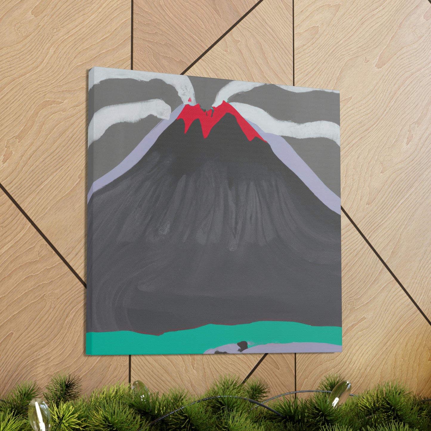 Volcano's Blazing Glory - Canvas