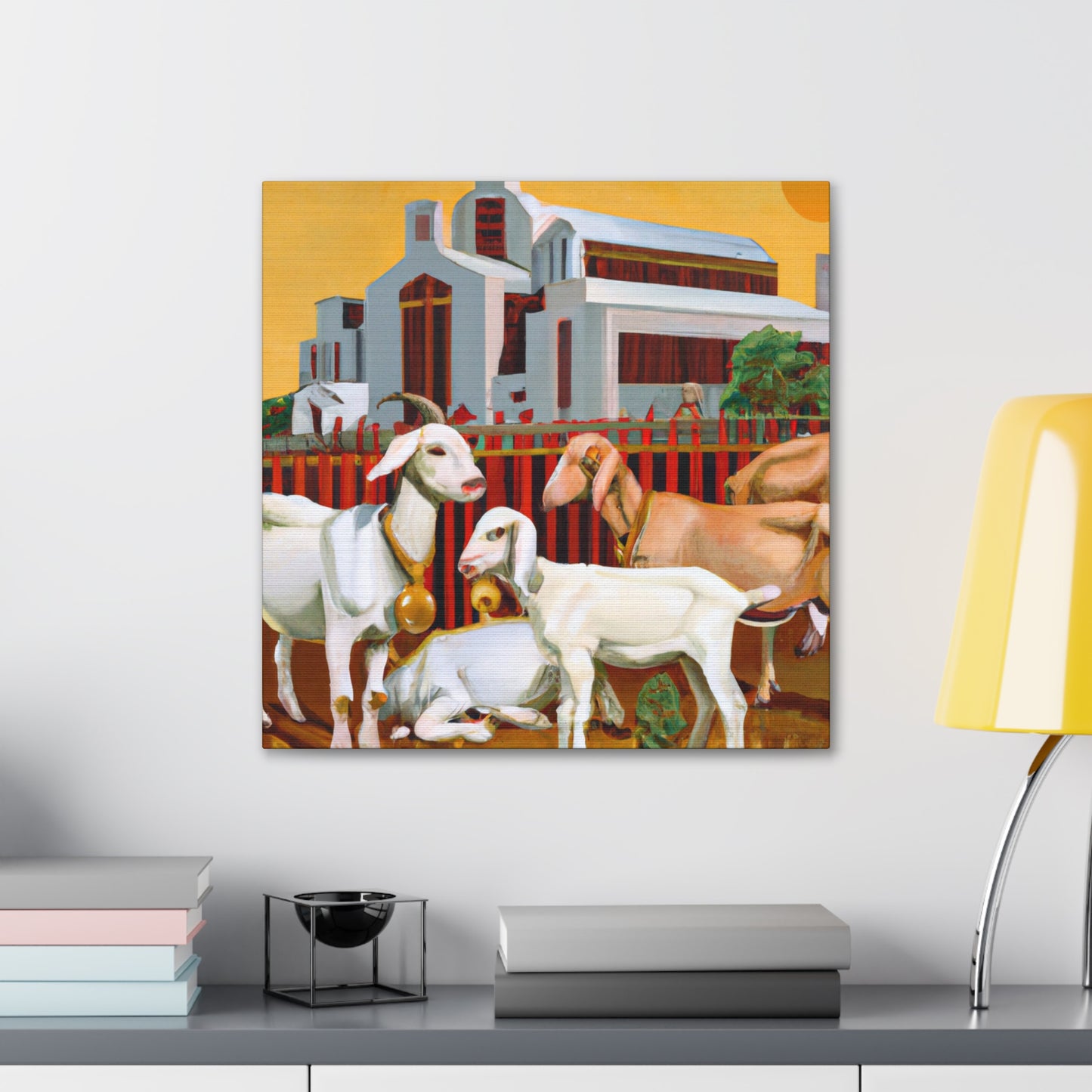 'Goat of Glamour' - Canvas