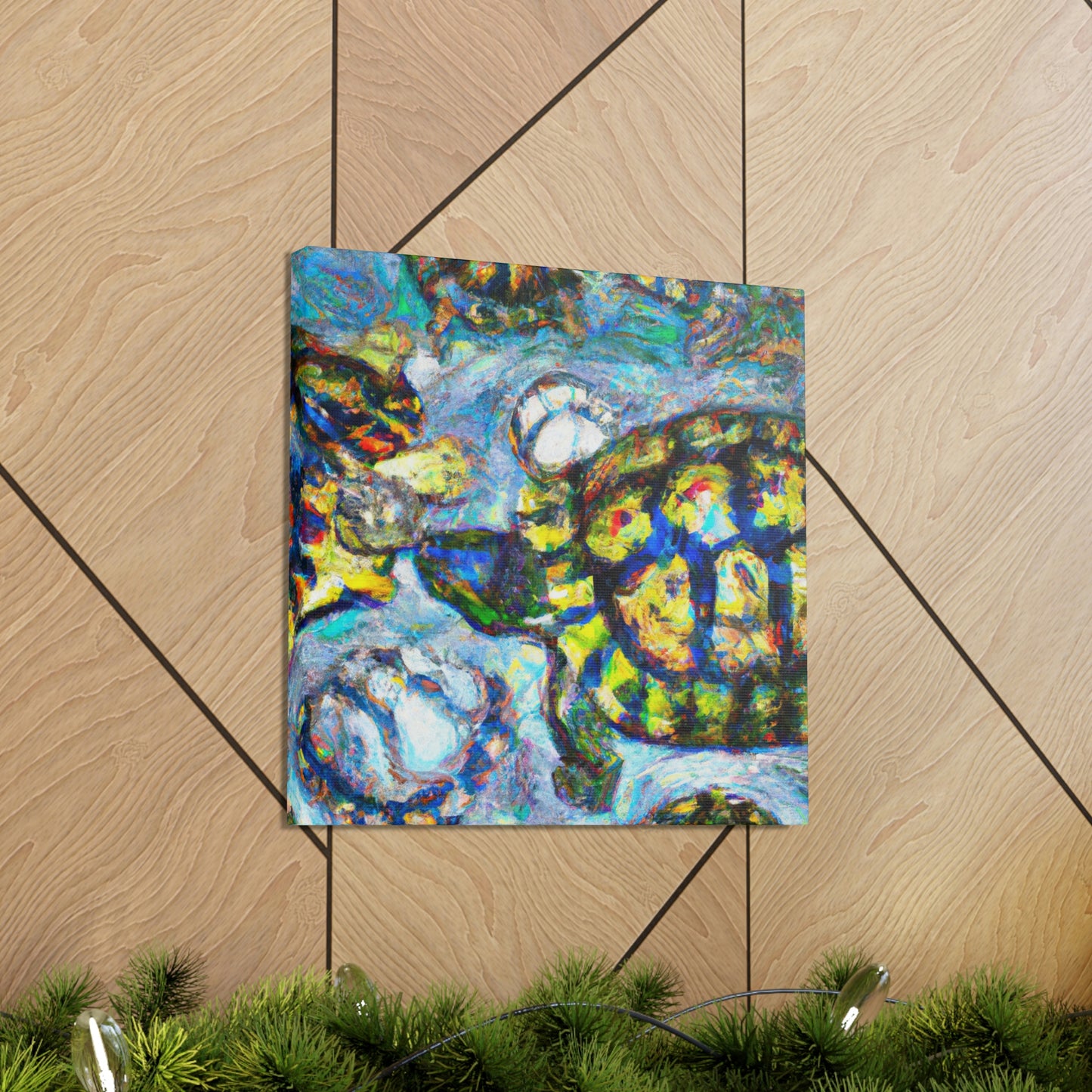 Turtles By Monet - Canvas